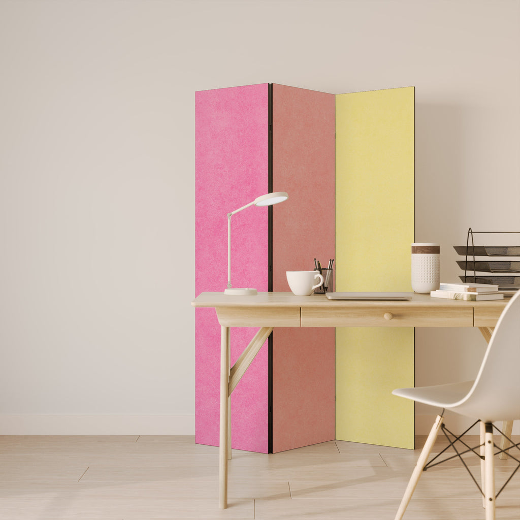 COMME UN OMBRE ROULANTE Séparateur de pièce décoratif à 3 panneaux