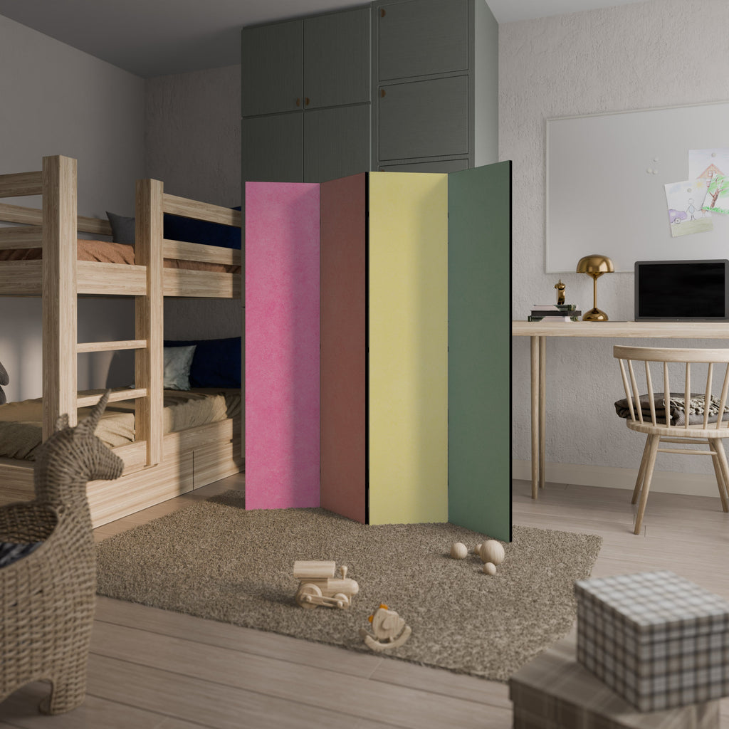 Séparateur de pièce décoratif à 4 panneaux LIKE A ROLLING SHADE