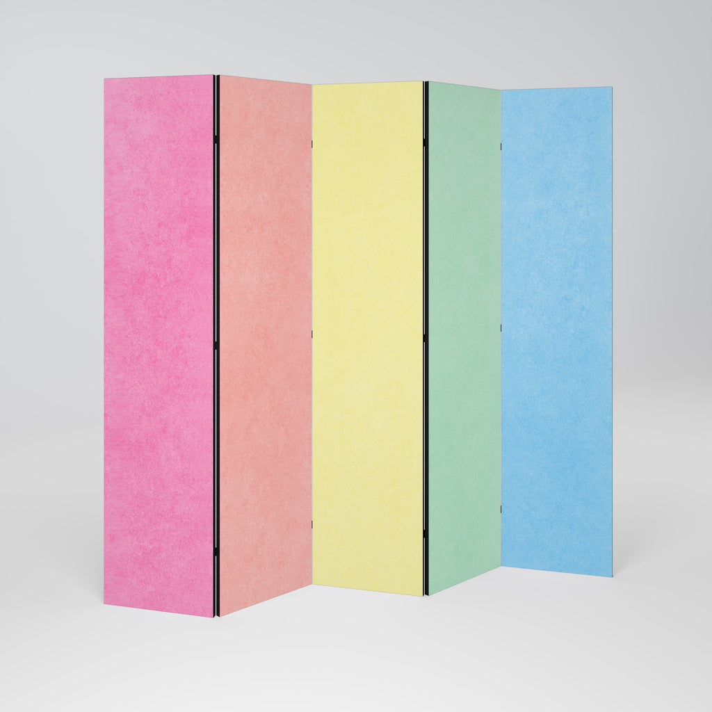 LIKE A ROLLING SHADE 5-Panel Room Divider