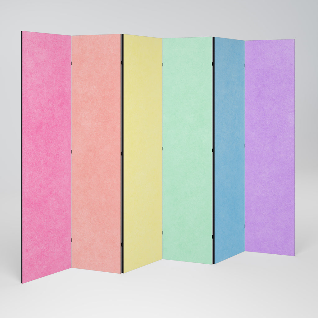 LIKE A ROLLING SHADE 6-Panel Room Divider