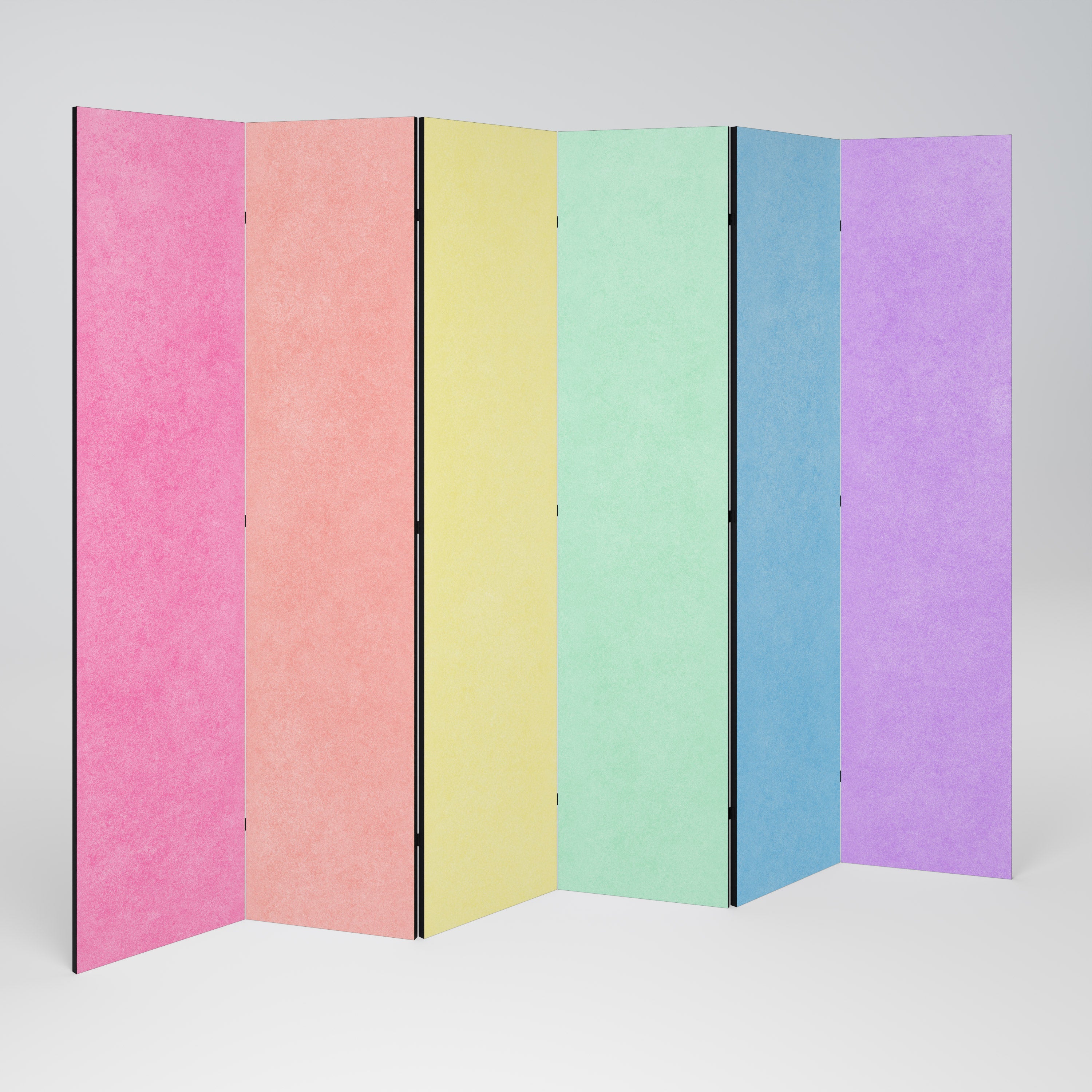 LIKE A ROLLING SHADE 6-Panel Room Divider