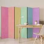 LIKE A ROLLING SHADE 6-Panel Room Divider