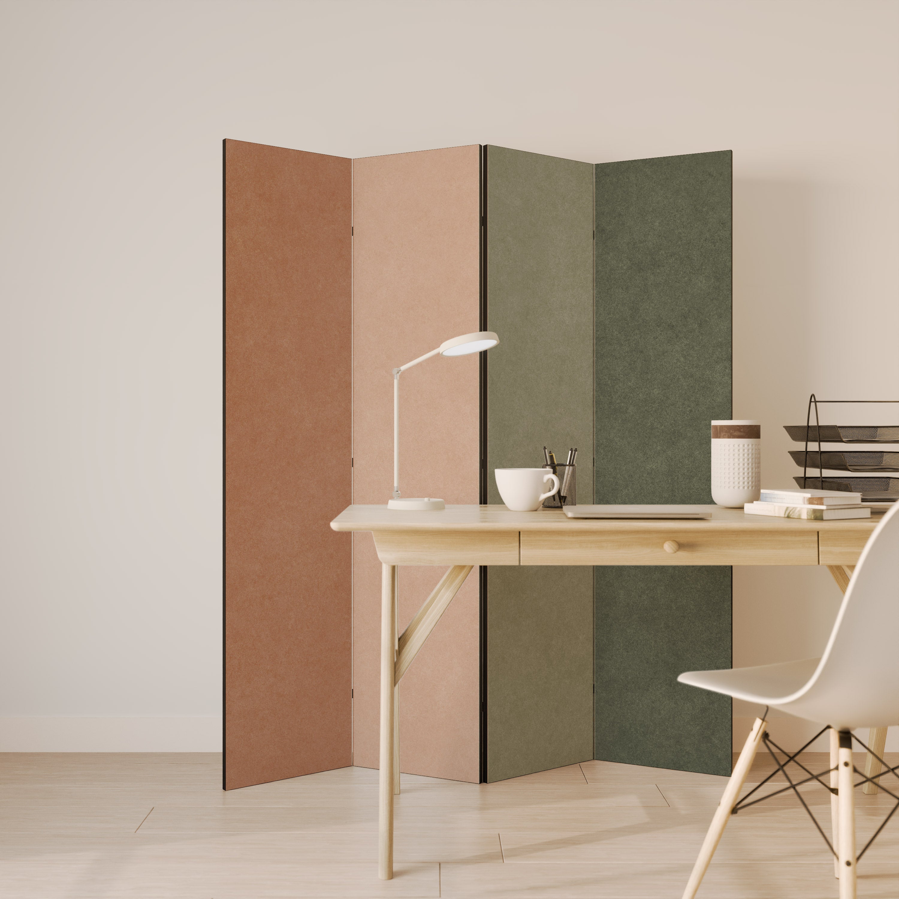 GANGNAM AVOCADO 4-Panel Room Divider