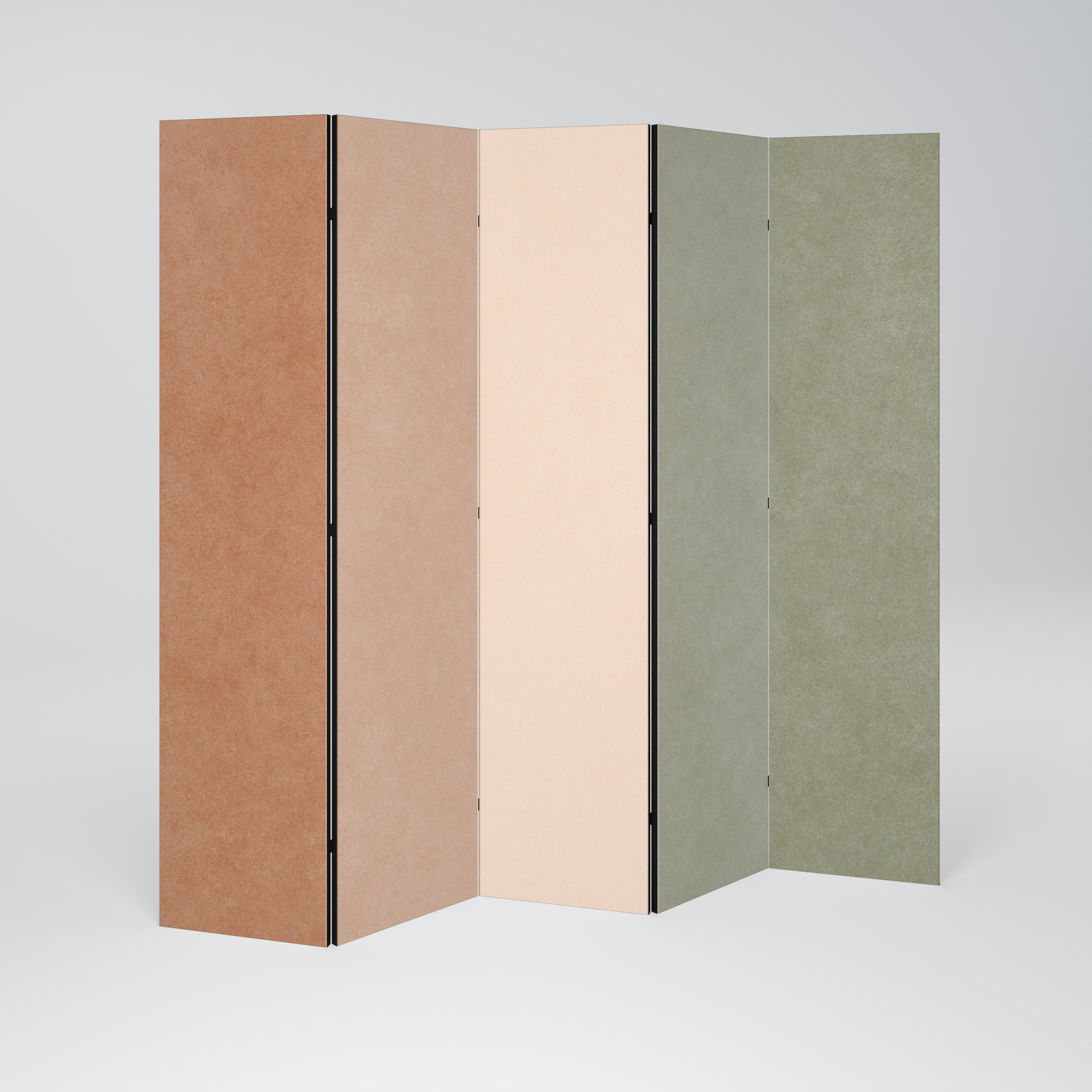 Paravent décoratif à 5 panneaux GANGNAM AVOCADO