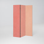 PEACH OF MY HEART 3-Panel Room Divider