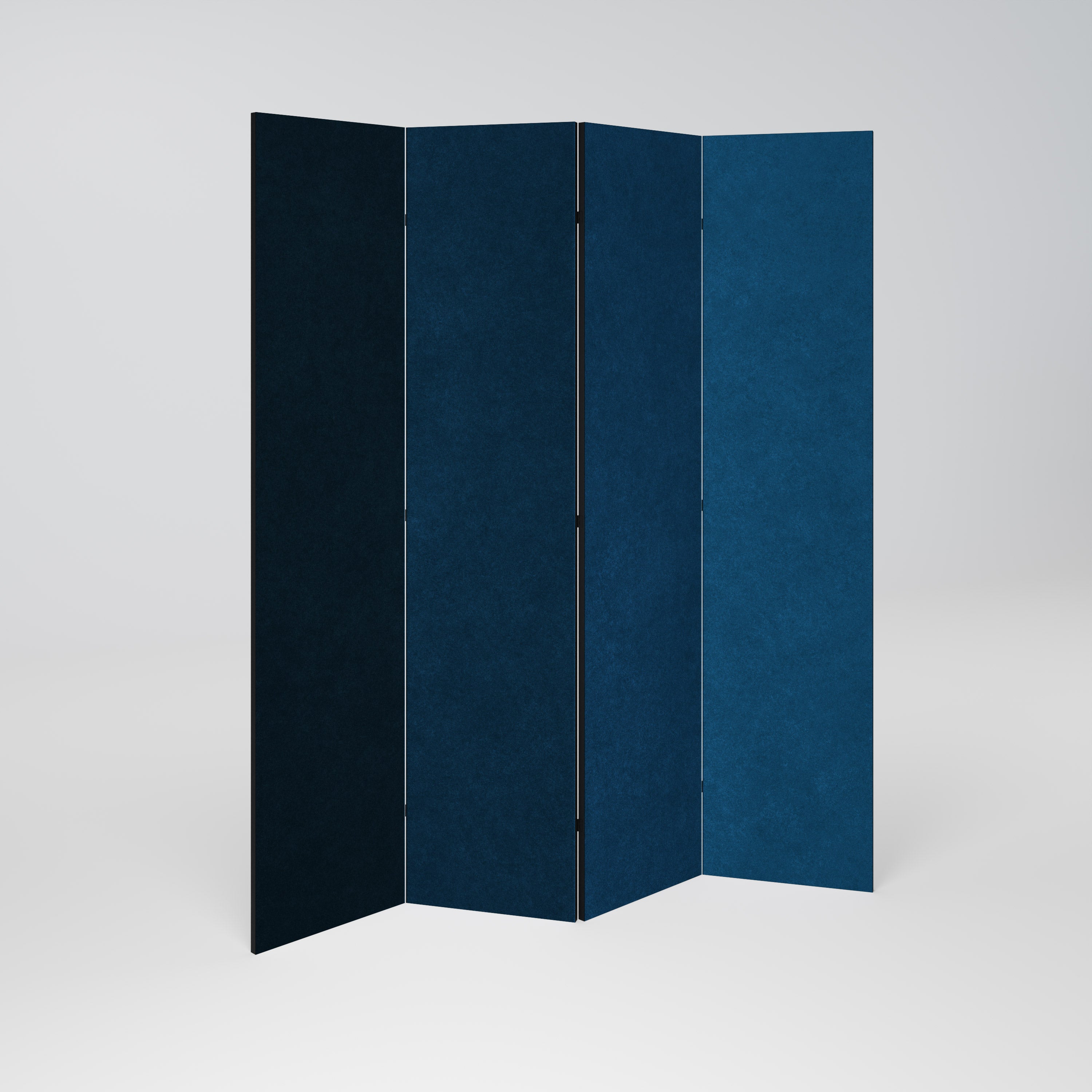 SHAKE IT BLUE 4-Panel Room Divider