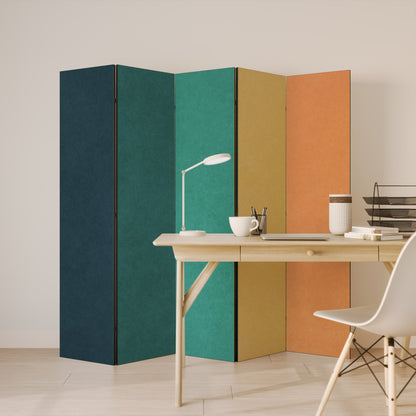 VIVA LA COLOR 5-Panel Room Divider