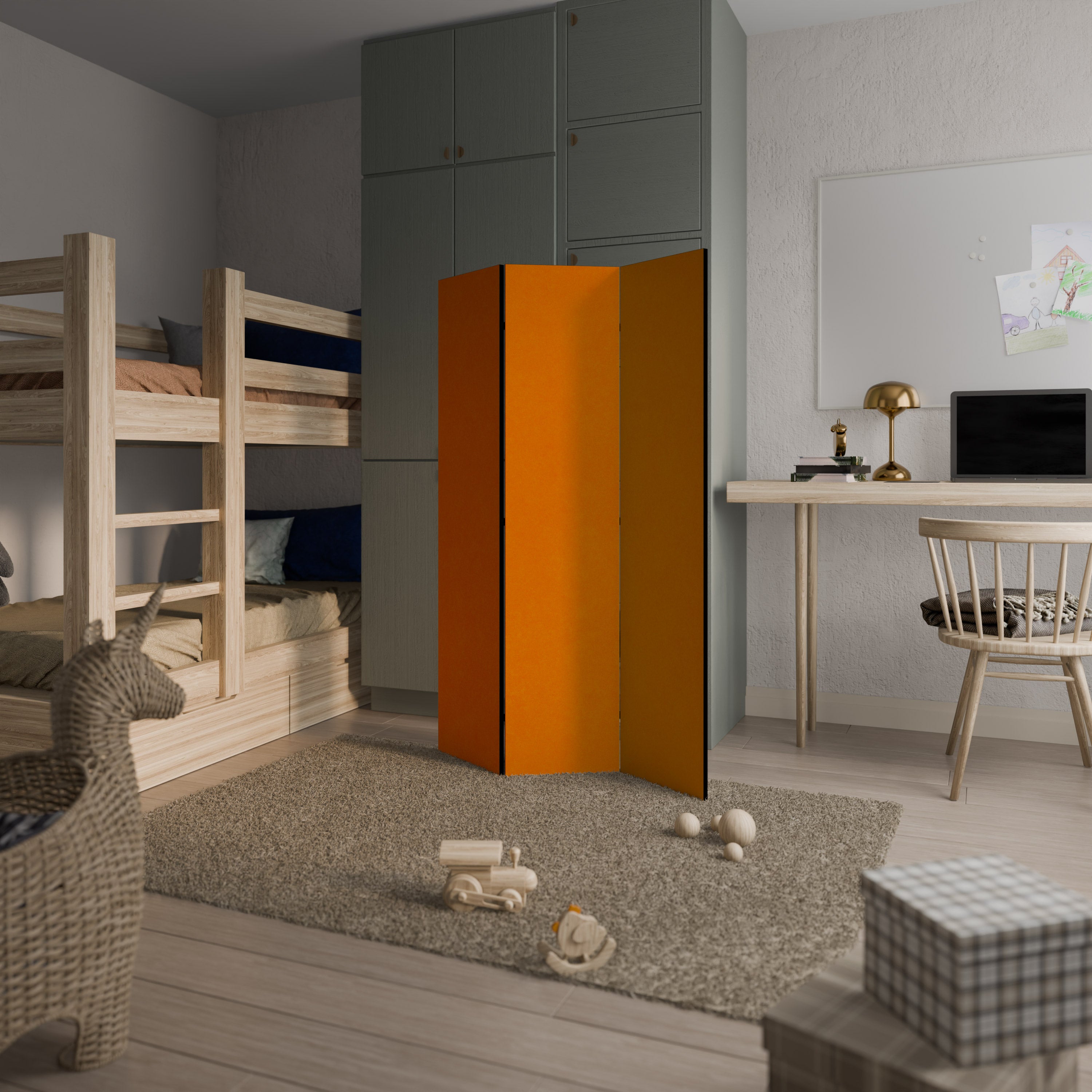 TANGELO RHAPSODY 3-Panel Room Divider