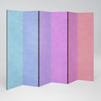 MY HEART WILL COLOR ON 6-Panel Room Divider