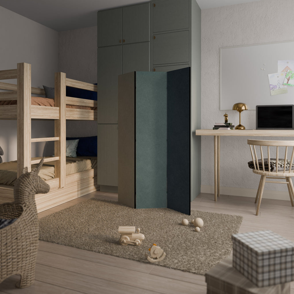 Paravent décoratif à 3 panneaux ROMANCE DE LA MER DU NORD