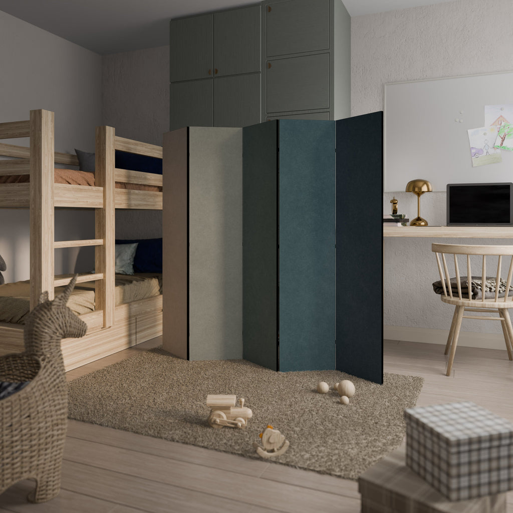 Paravent décoratif à 5 panneaux ROMANCE DE LA MER DU NORD