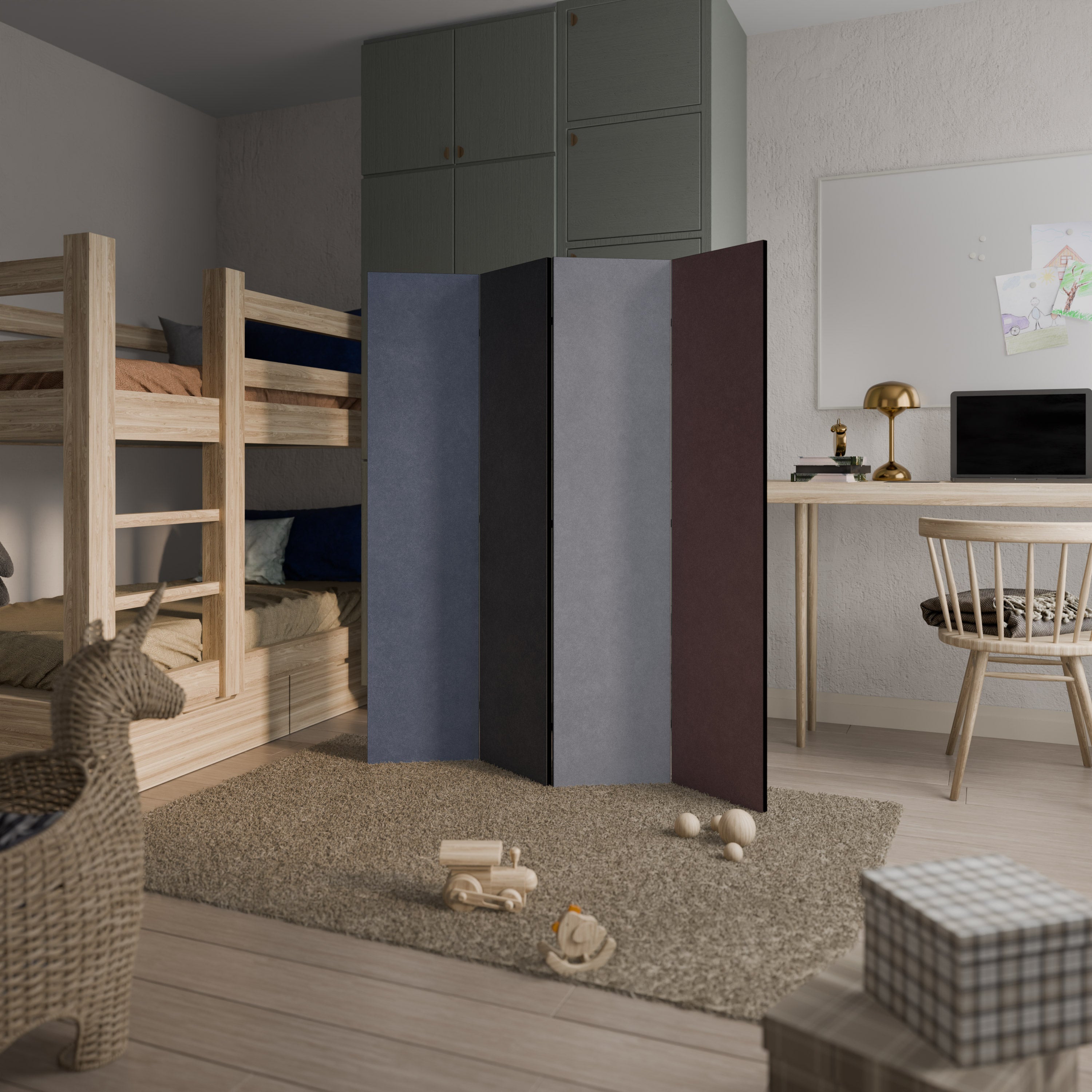 COLORWAY TO HEAVEN Paravent décoratif à 4 panneaux