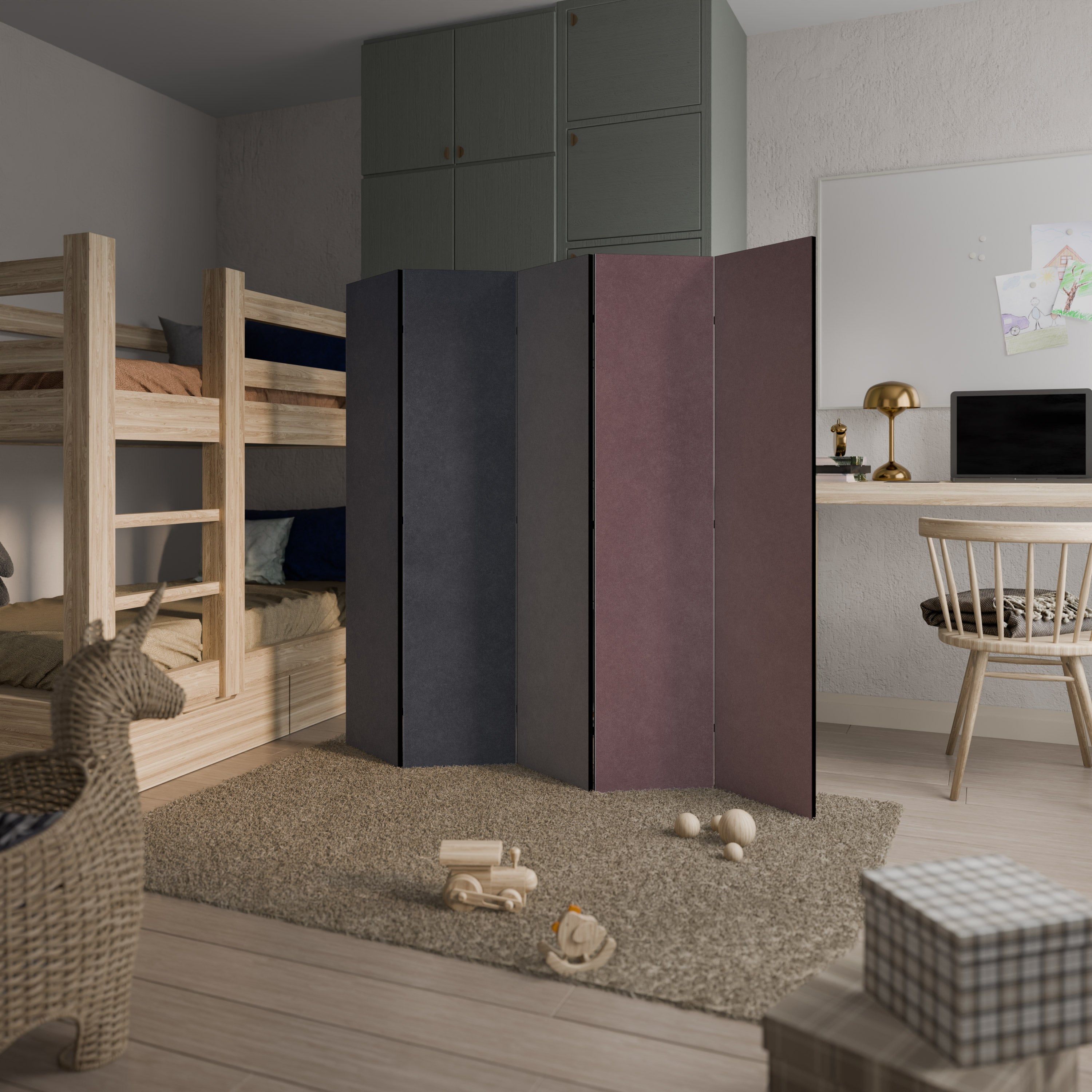 COLORWAY TO HEAVEN 5-Panel Room Divider