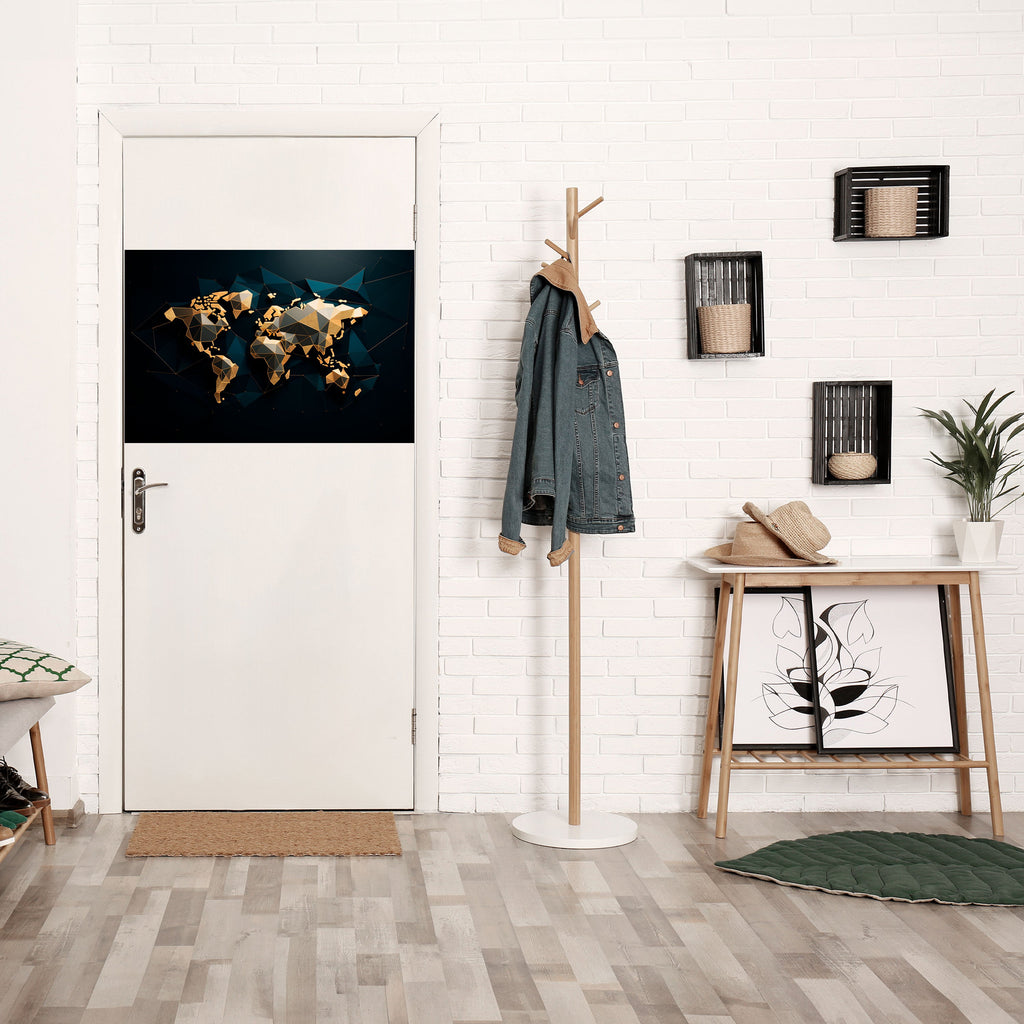 Affiche horizontale autocollante « SYMÉTRIE DU MONDE CHATOYANT »