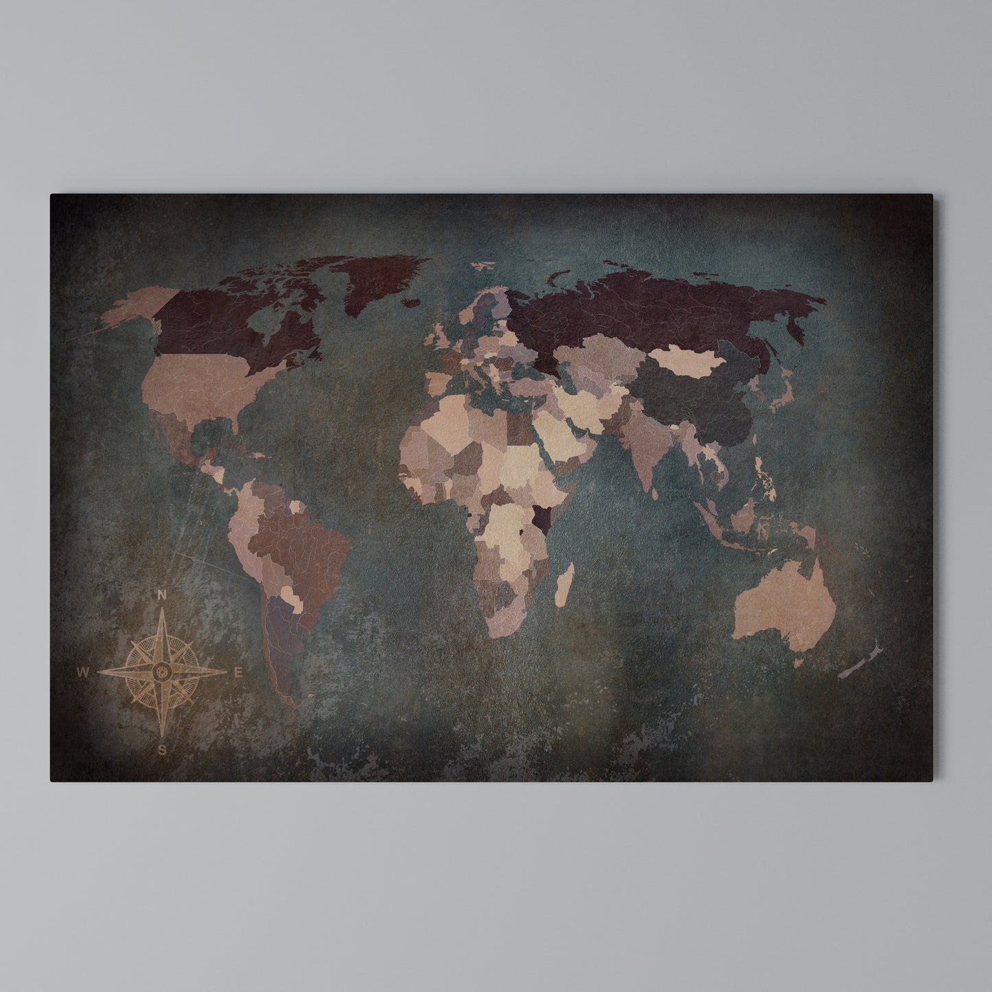 EARTH'S ARTISTIC TESSERAE Horizontal Canvas Print