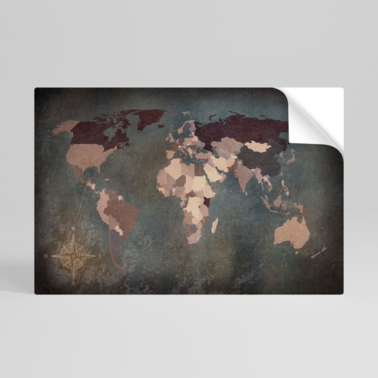 EARTH'S ARTISTIC TESSERAE Peel and Stick Horizontal Poster