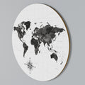 GLOBAL SHADOWS Round Wall Art