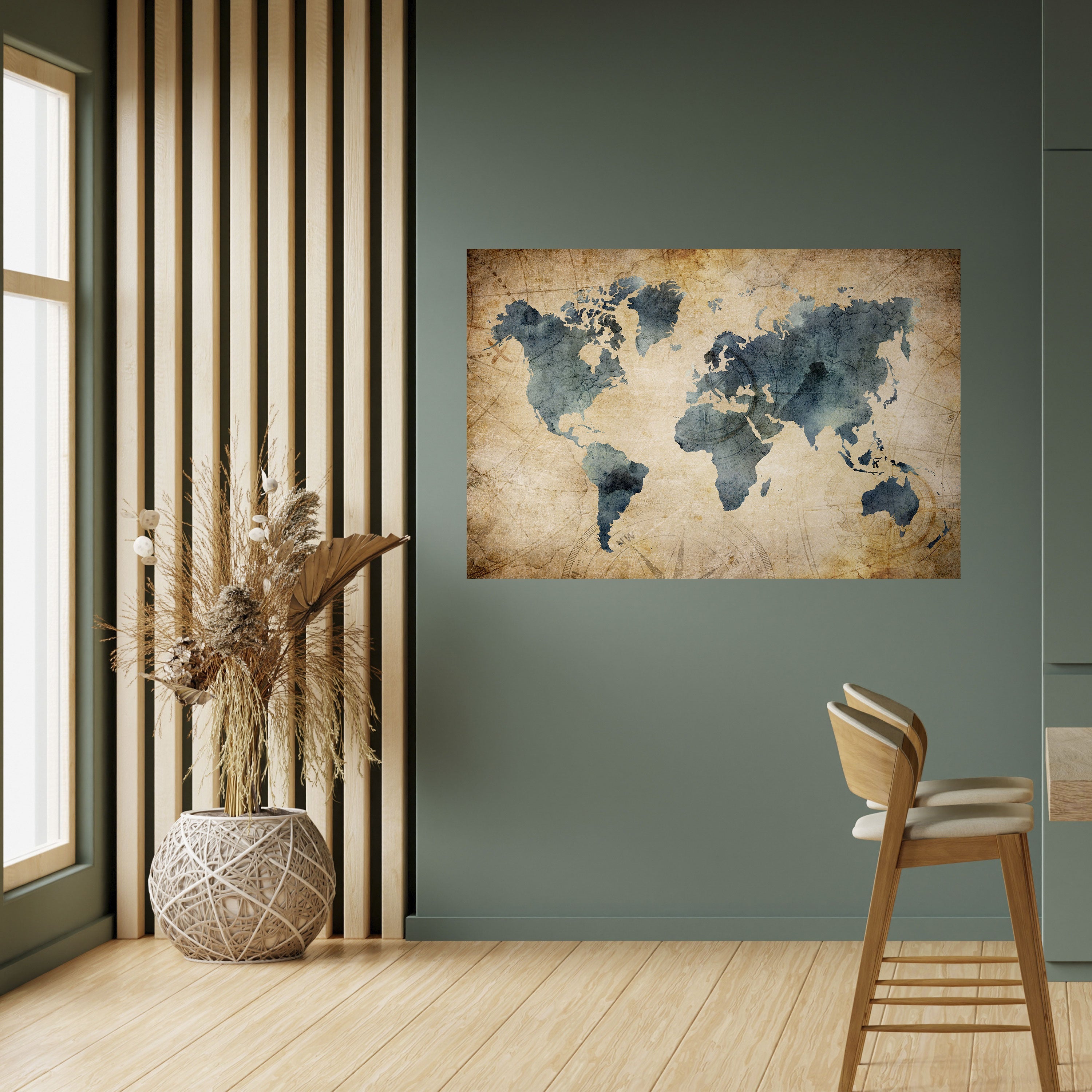 Affiche horizontale autocollante VINTAGE WORLDVIEW
