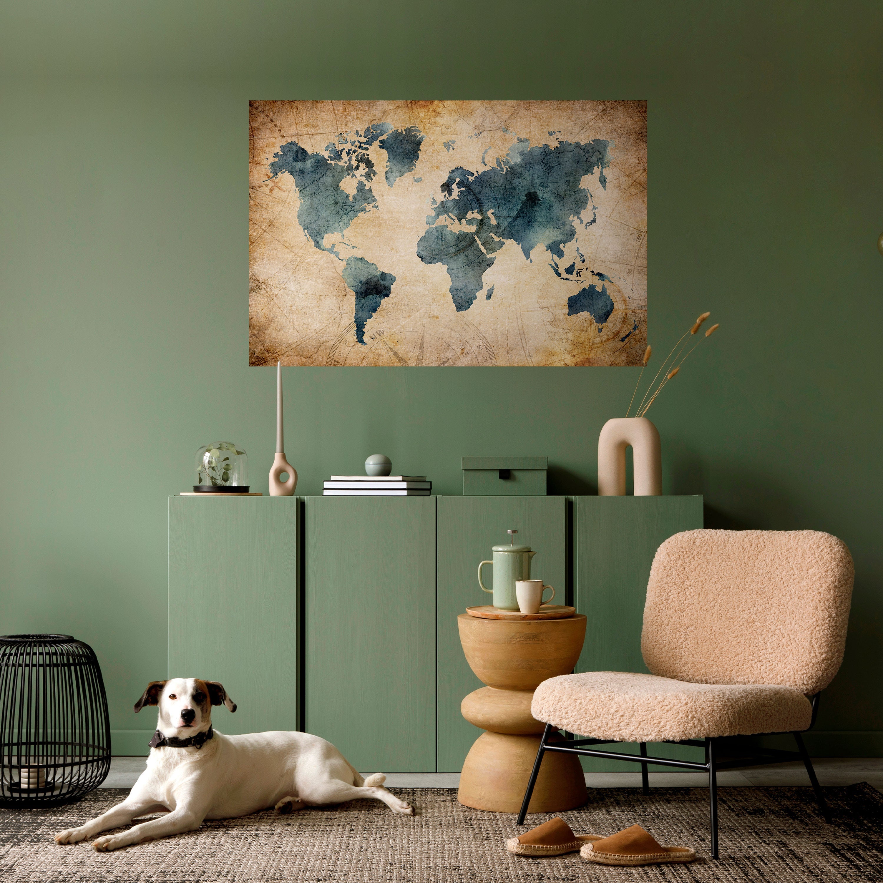Affiche horizontale autocollante VINTAGE WORLDVIEW