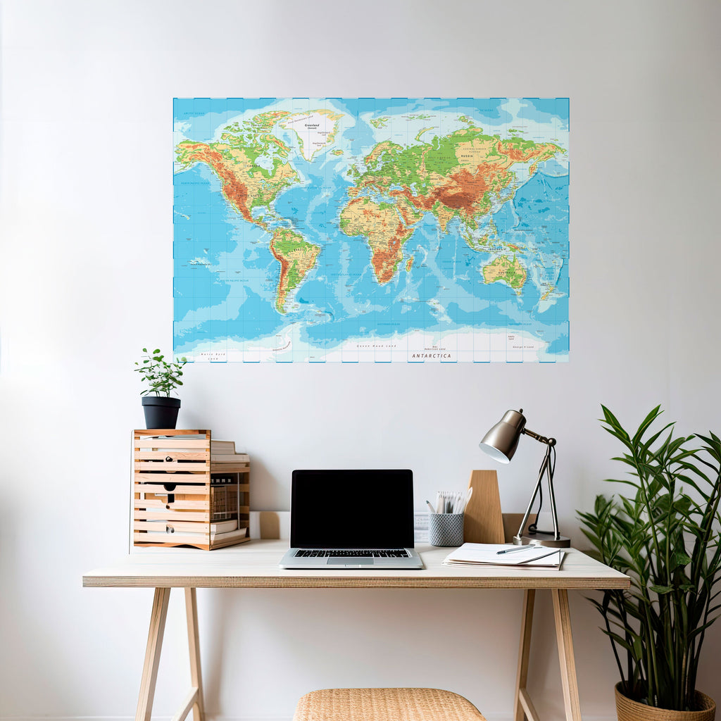 Affiche horizontale autocollante CONTINENTAL COLOR SYMPHONY