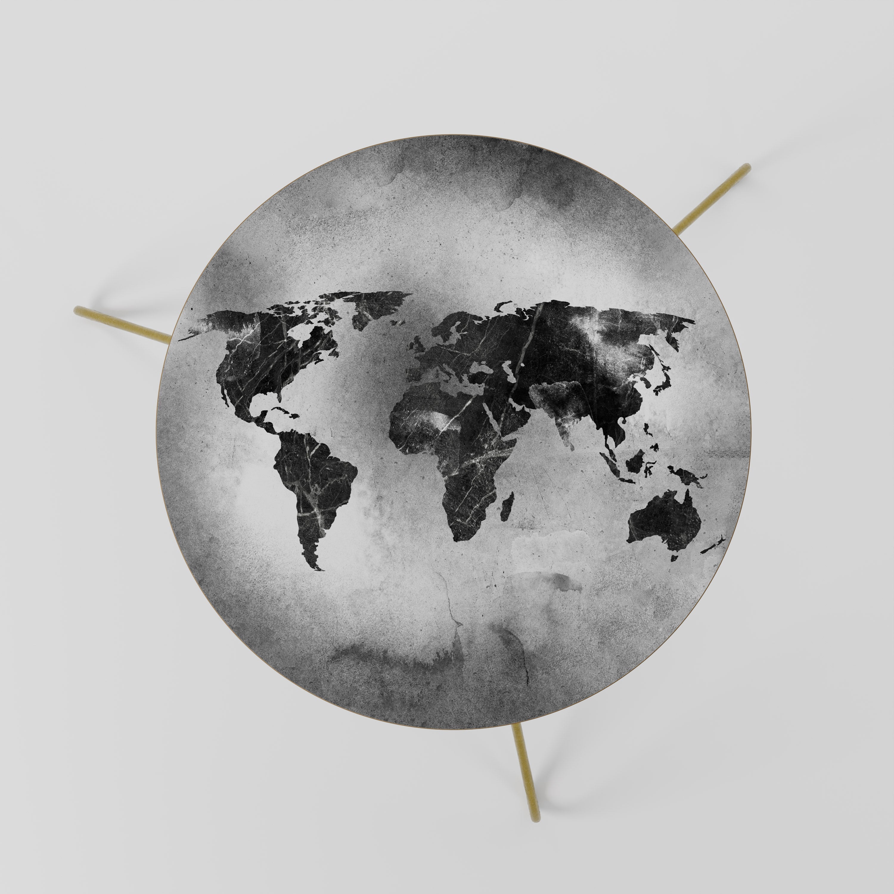 Table basse CONTINENTS OMBRÉS 60