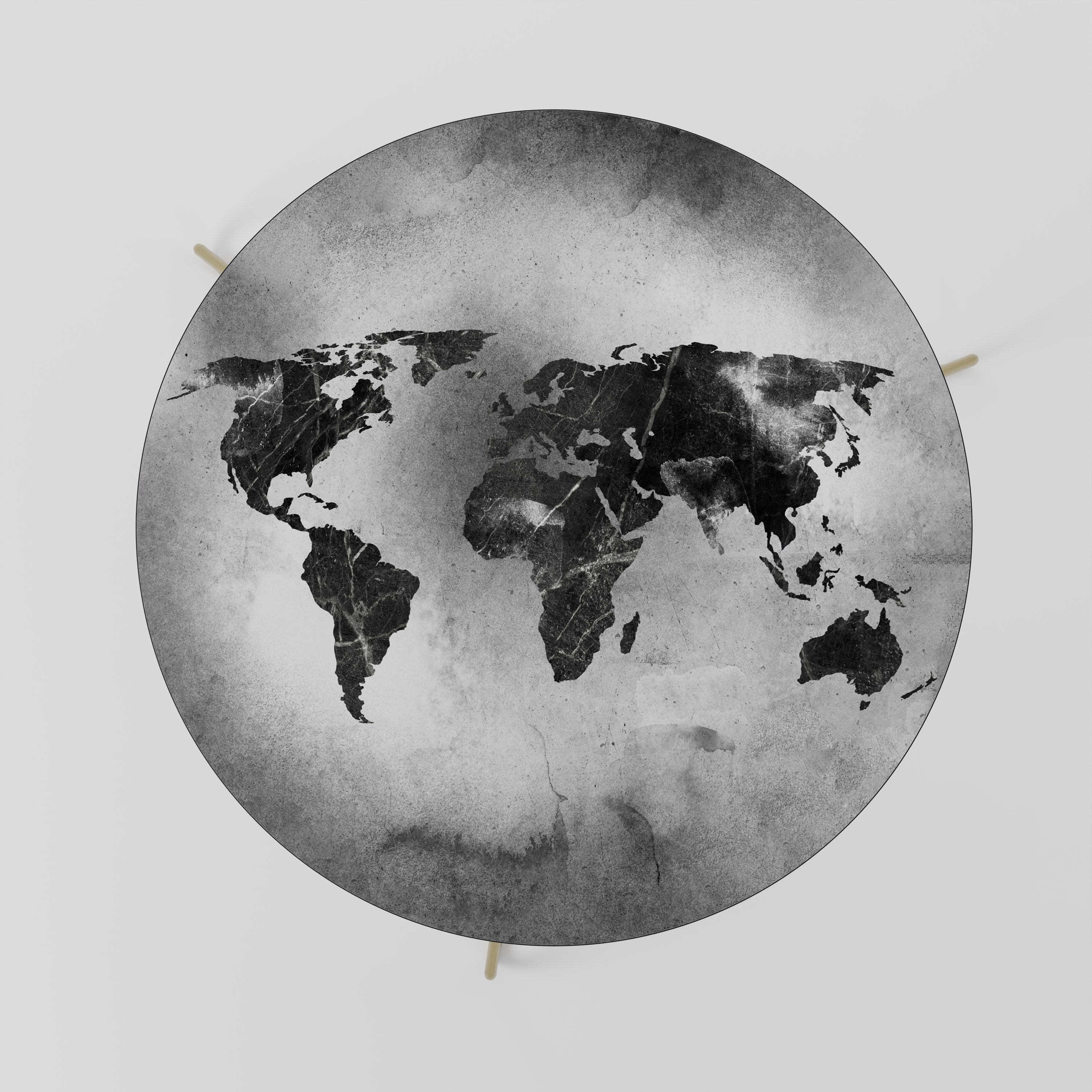 Table basse CONTINENTS OMBRÉS 69