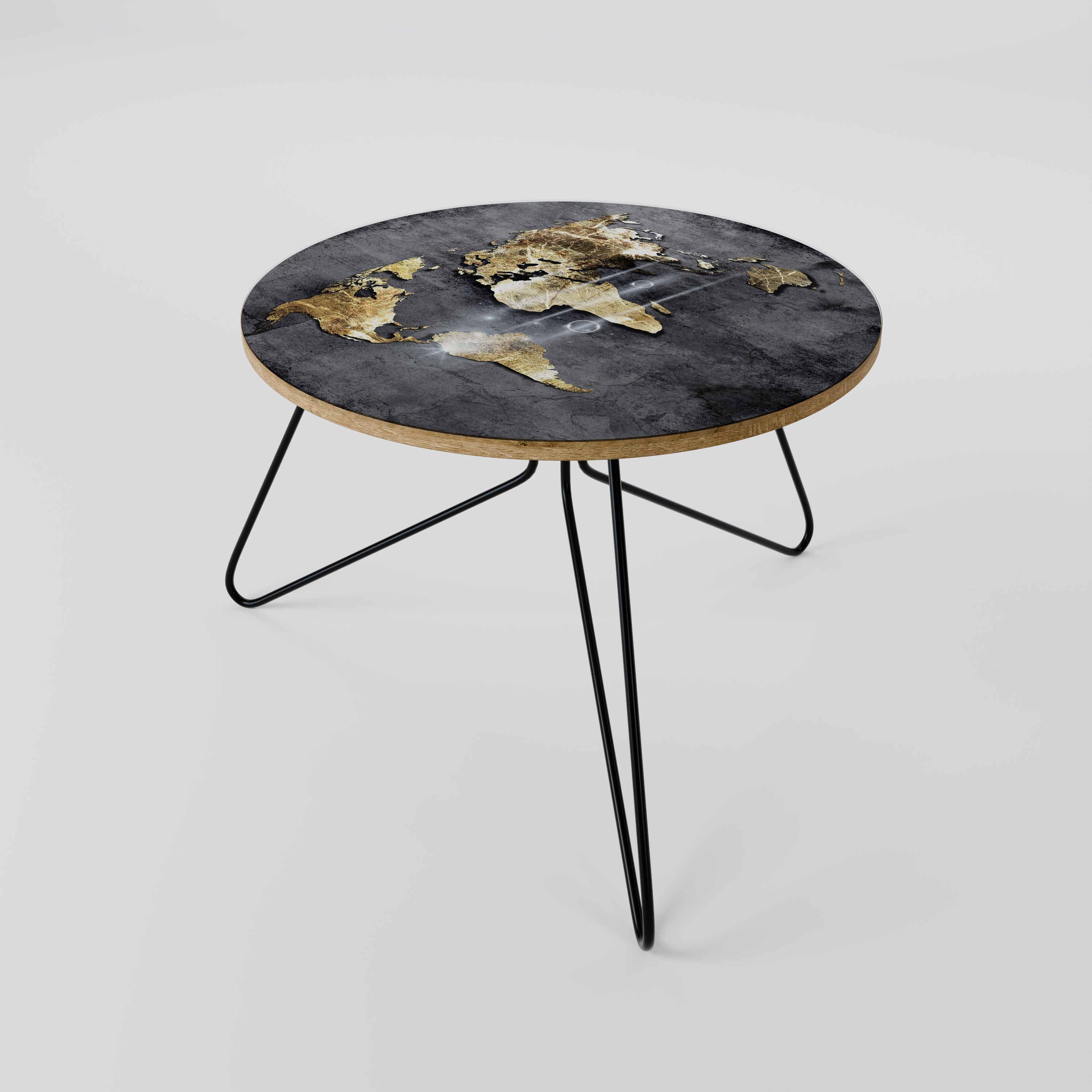 Table basse SHIMMERING EARTH MAP 60