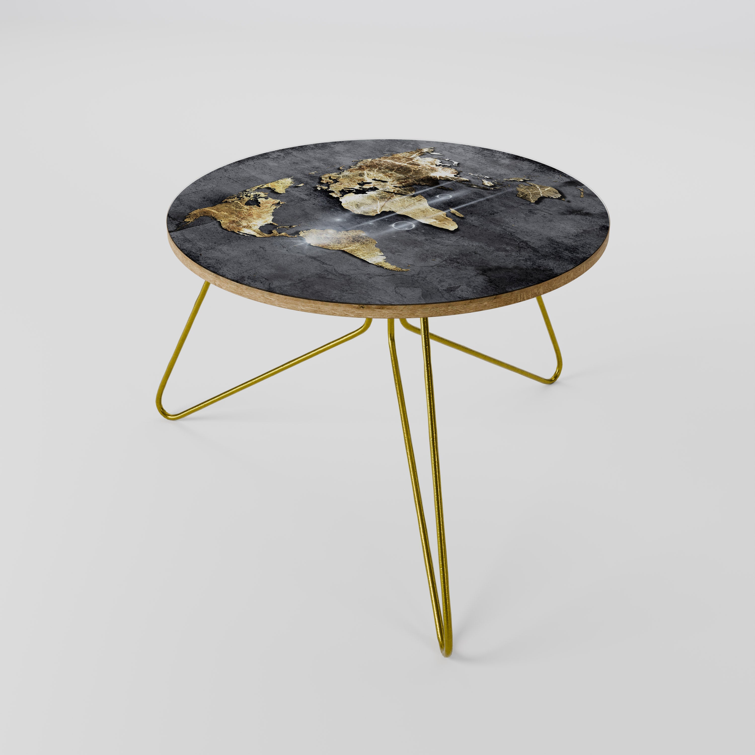 Table basse SHIMMERING EARTH MAP 60