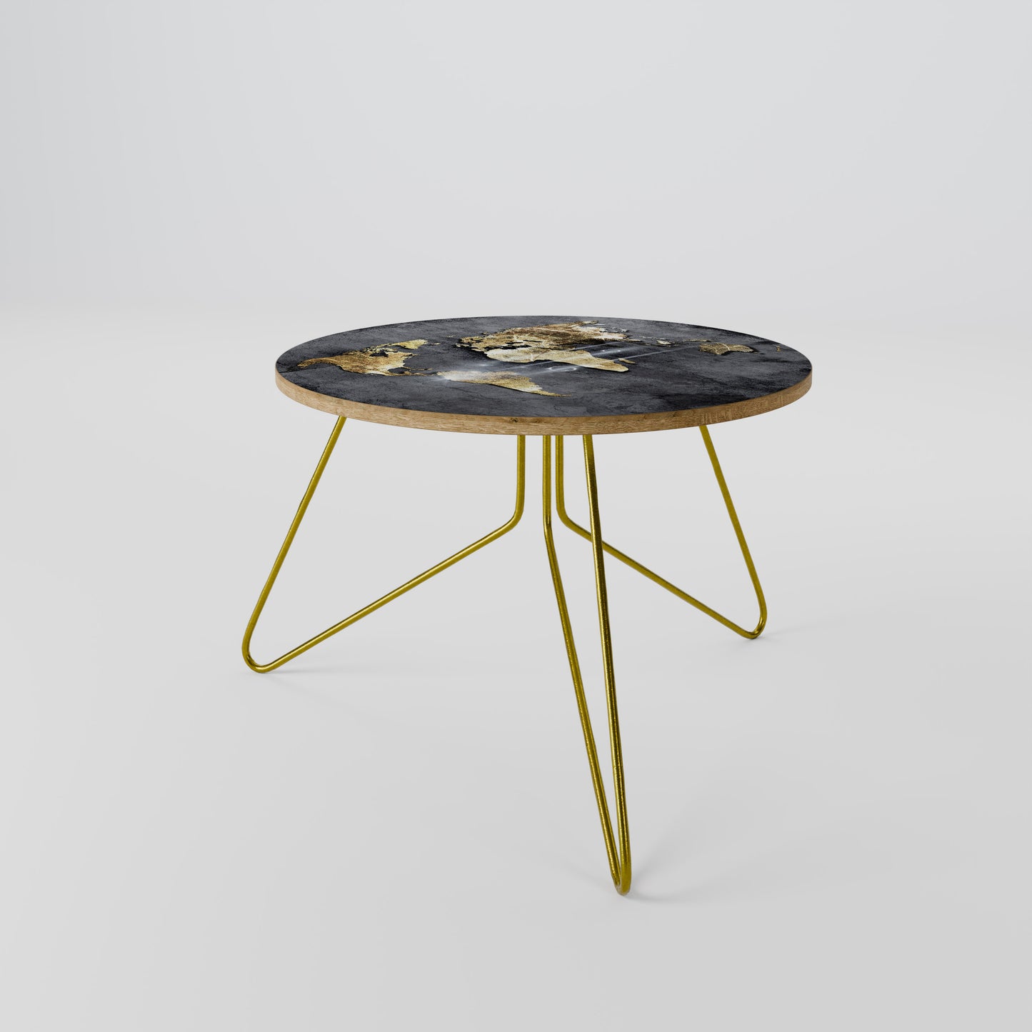 SHIMMERING EARTH MAP Coffee Table