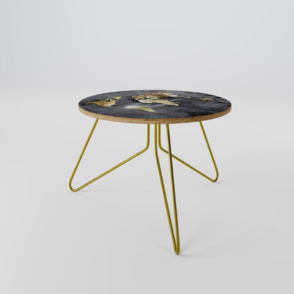 SHIMMERING EARTH MAP Coffee Table