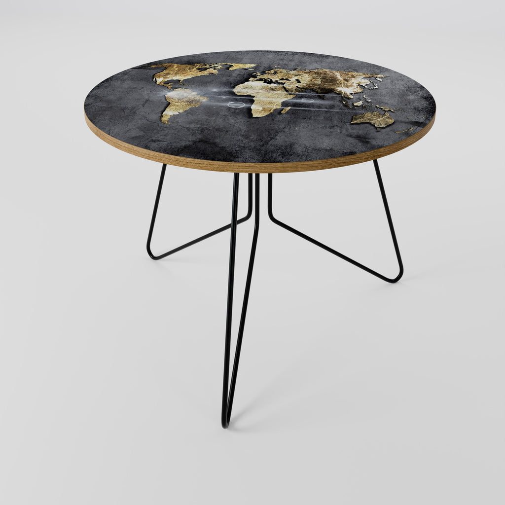 SHIMMERING EARTH MAP Coffee Table 69