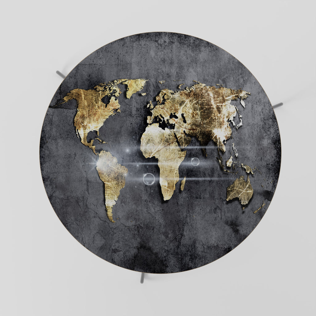 SHIMMERING EARTH MAP Coffee Table 69