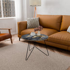 SHIMMERING EARTH MAP Coffee Table