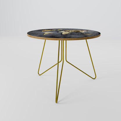 SHIMMERING EARTH MAP Coffee Table