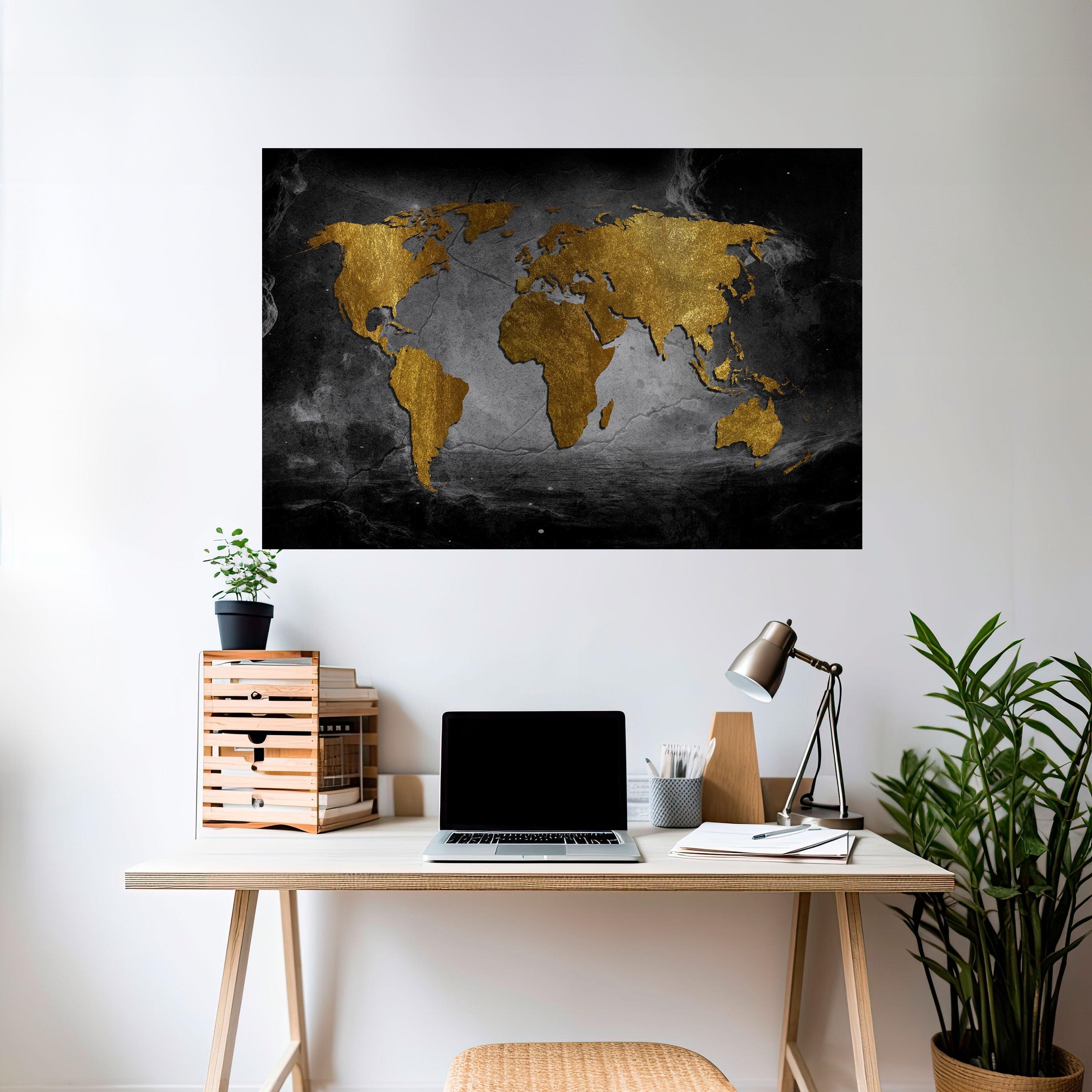 Affiche horizontale autocollante DARK WORLDVIEW