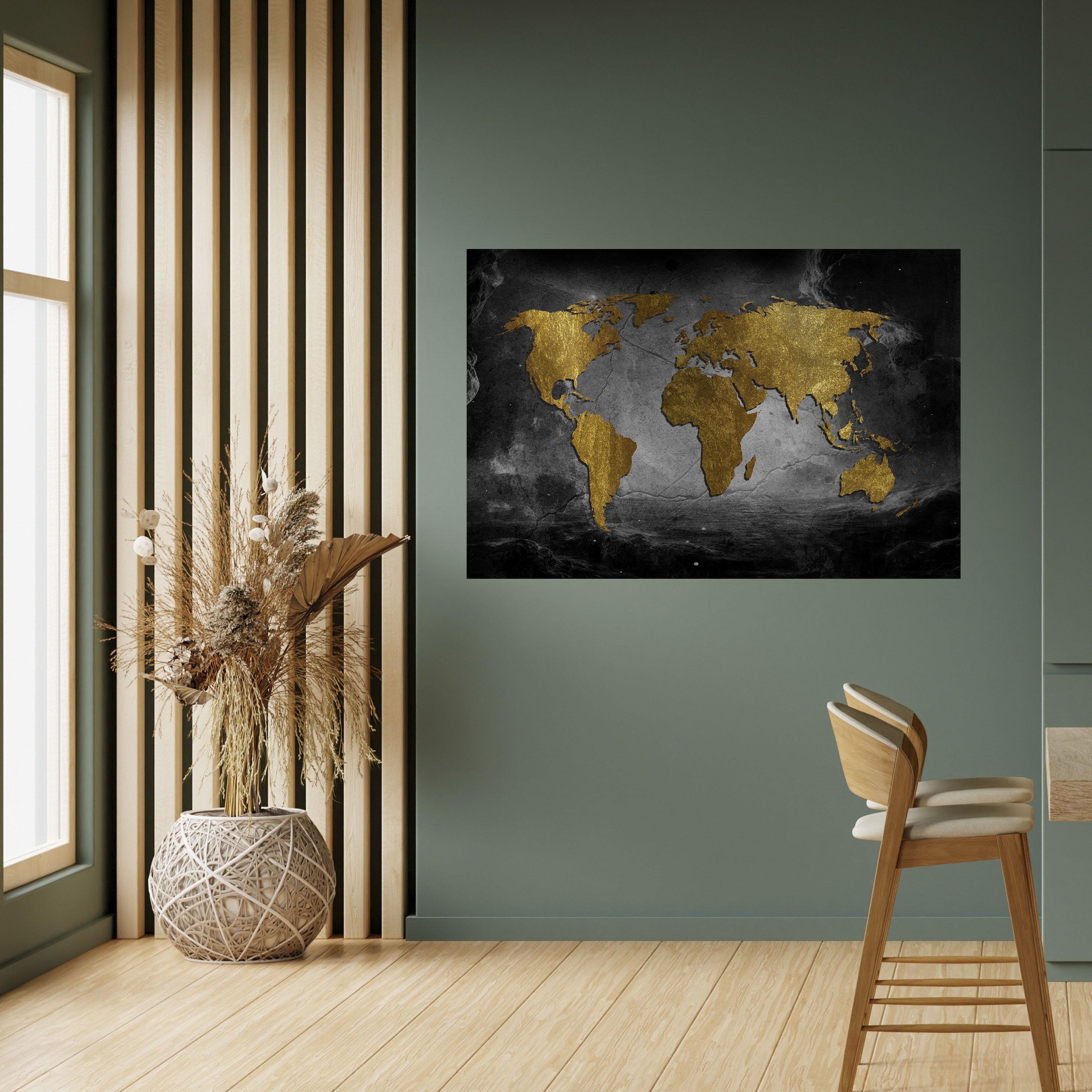 Affiche horizontale autocollante DARK WORLDVIEW