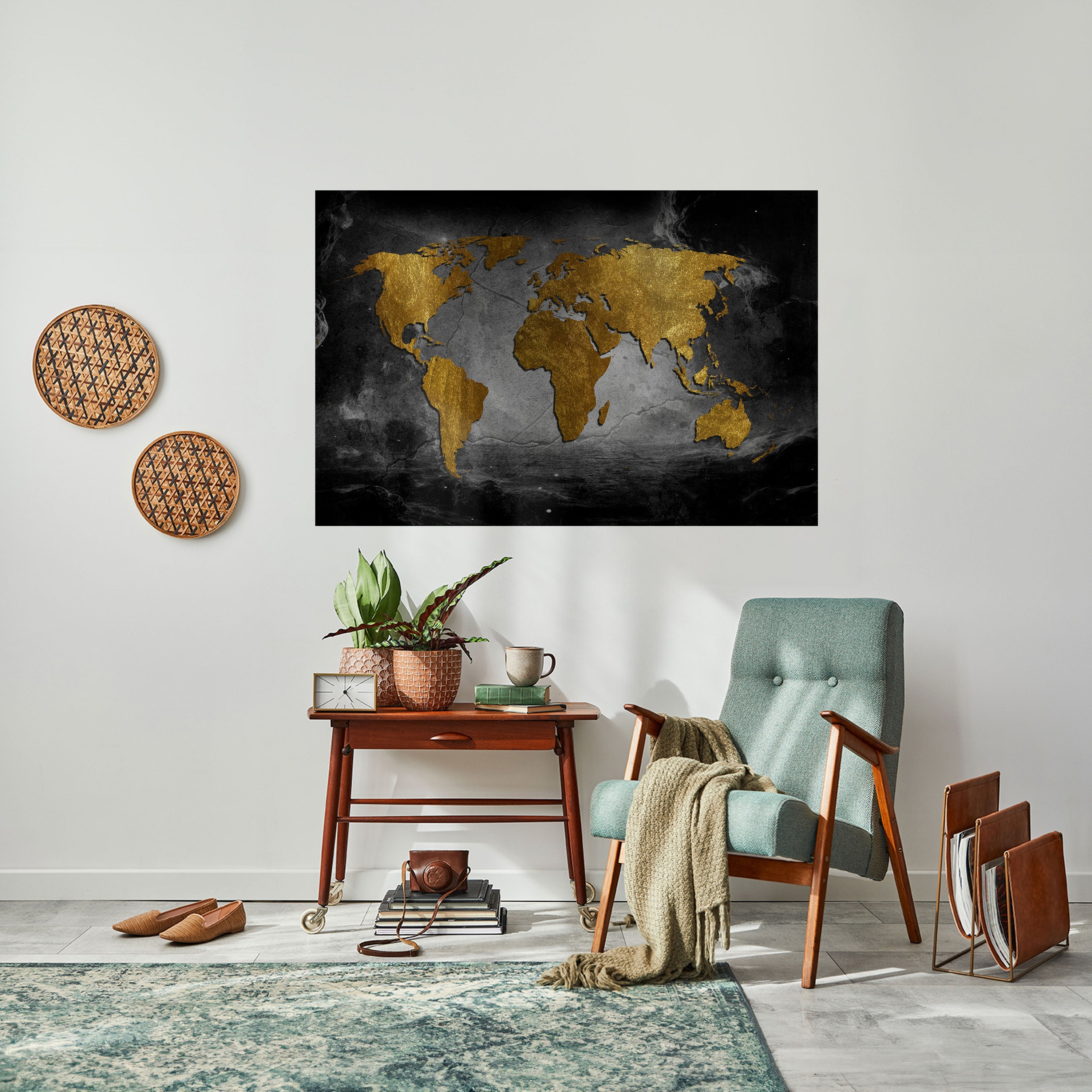 Affiche horizontale autocollante DARK WORLDVIEW