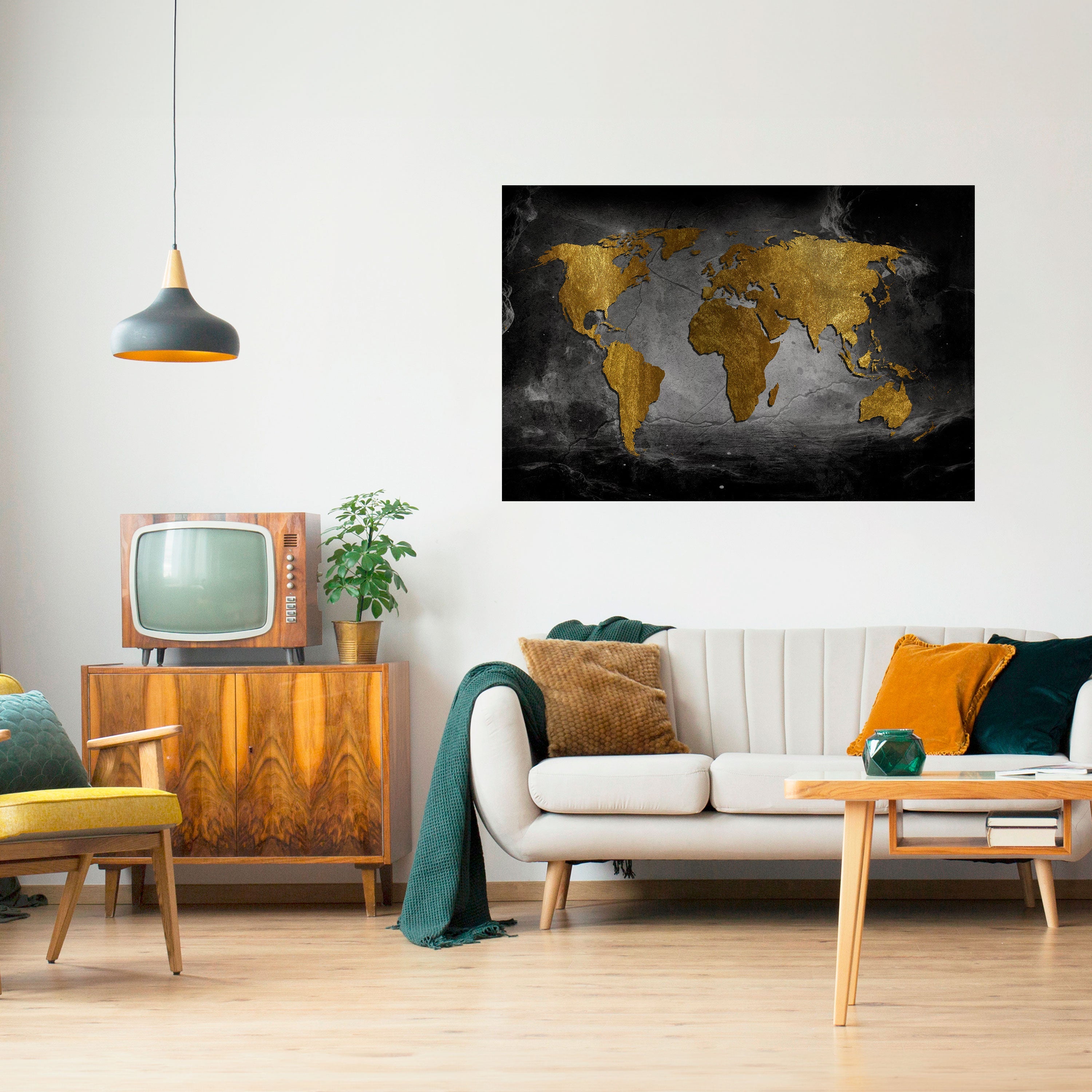 Affiche horizontale autocollante DARK WORLDVIEW