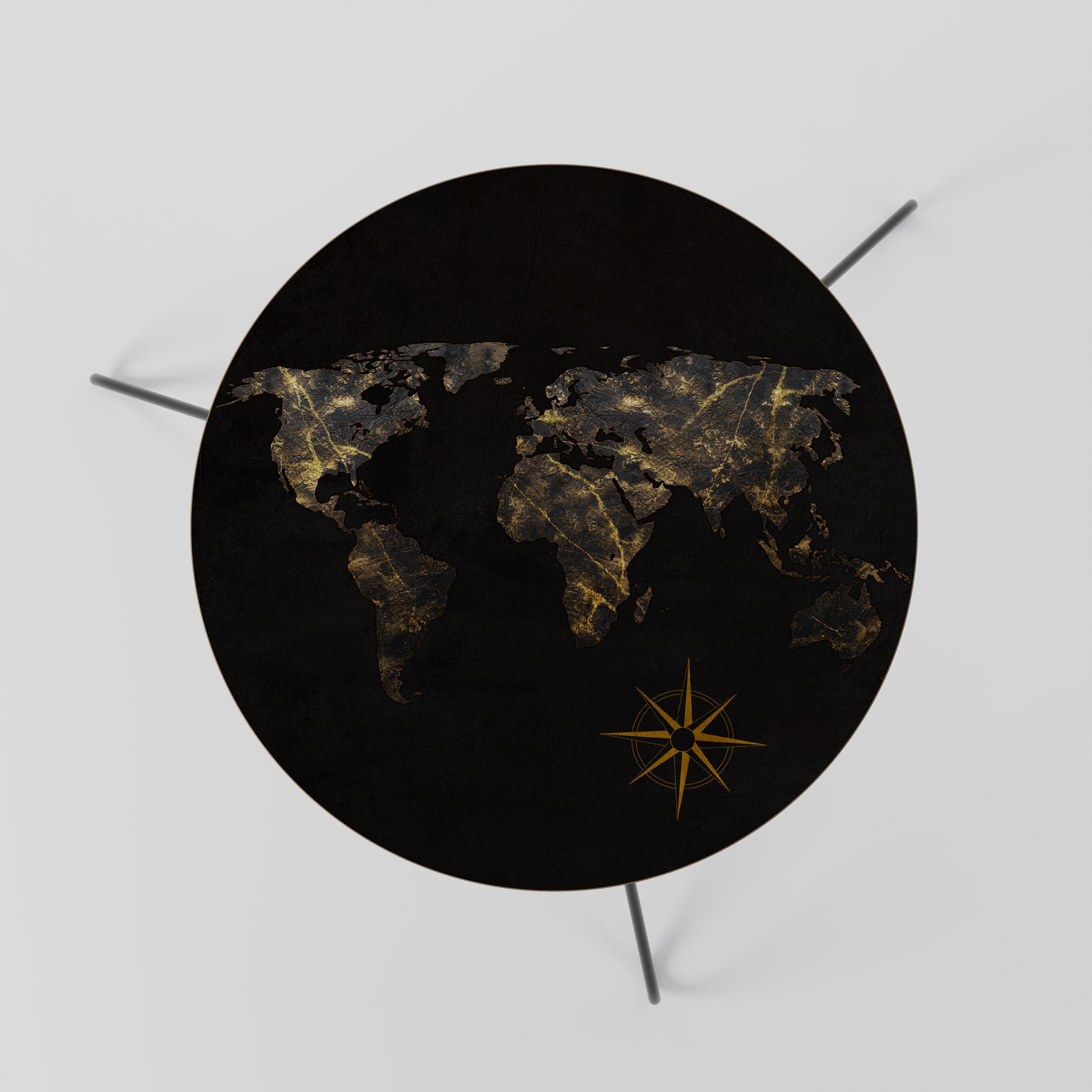 Table basse GOLDEN GEOGRAPHY 60