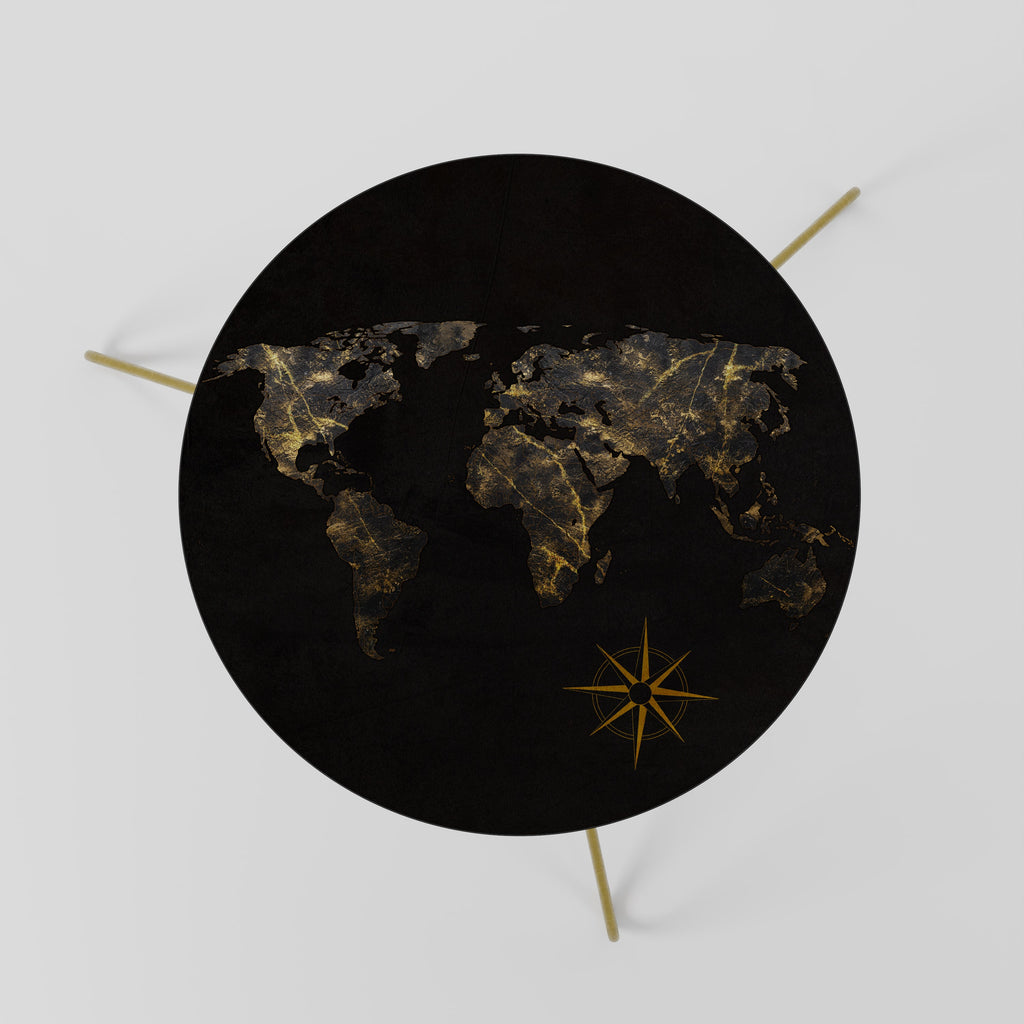 Table basse GOLDEN GEOGRAPHY 60