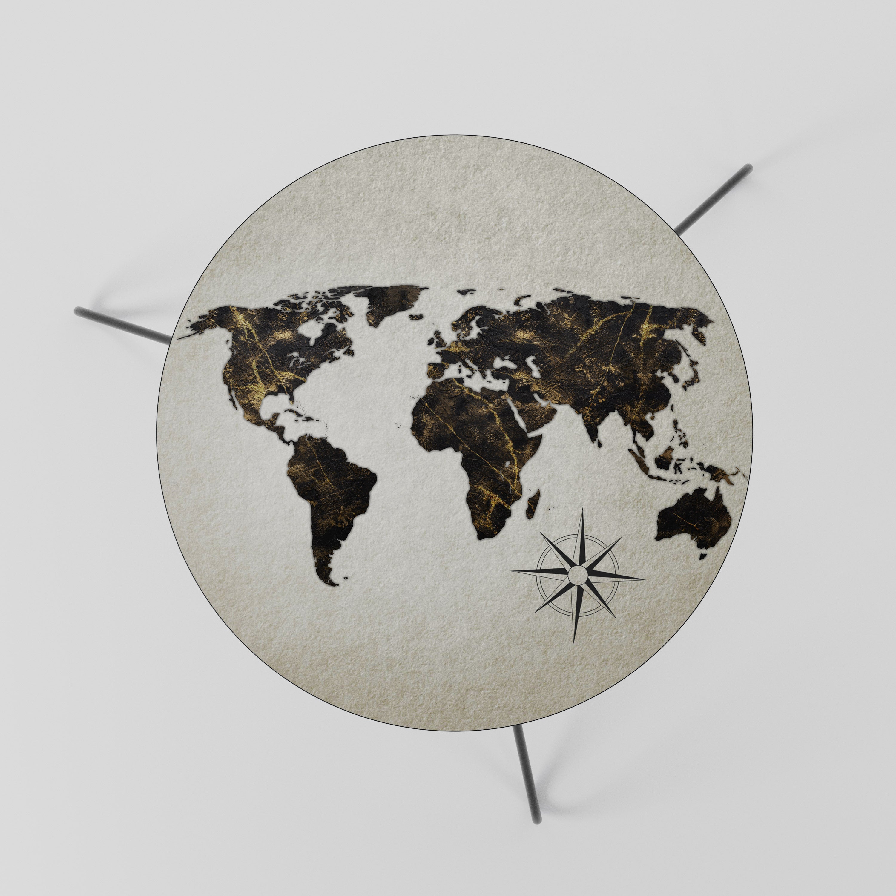 Table basse GOLDEN LINES GLOBE 60