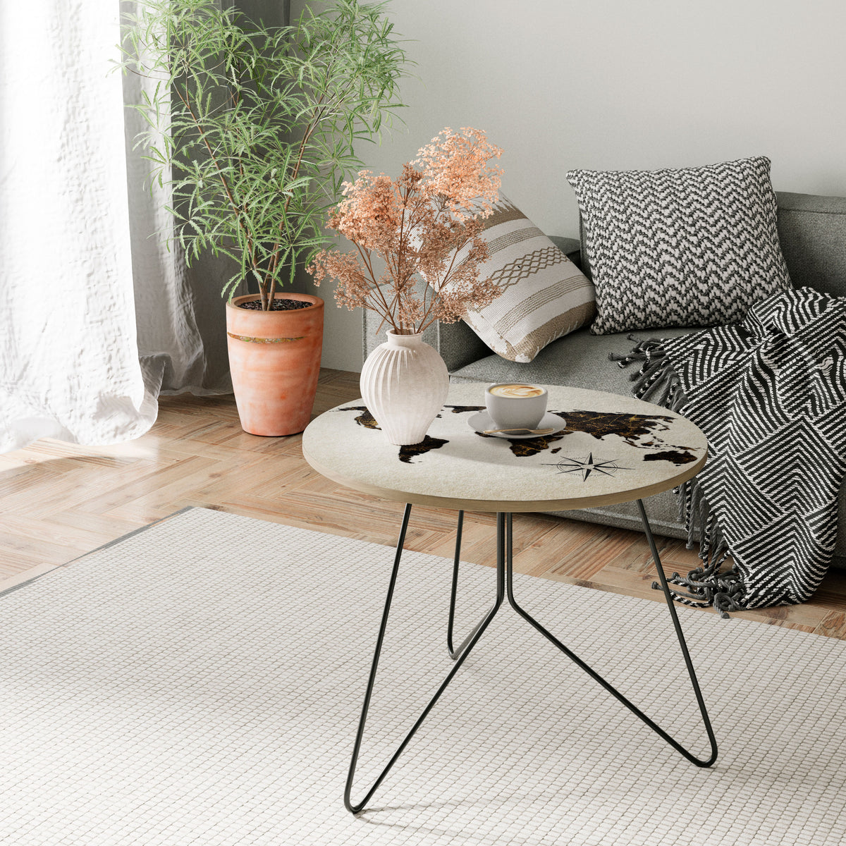 GOLDEN LINES GLOBE Coffee Table