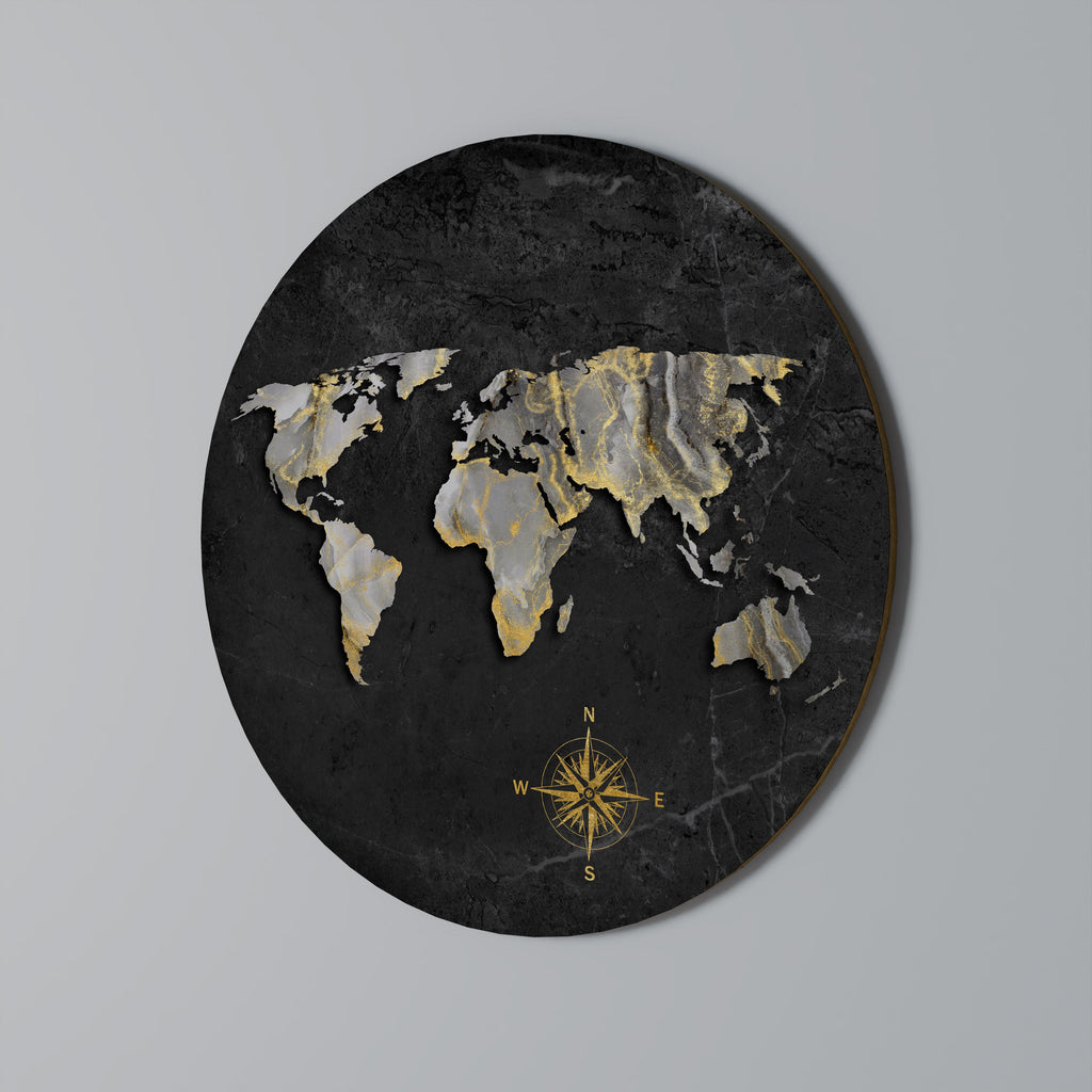 Décoration murale ronde ÉLÉGANTE DANS LE MONDE ENTIER