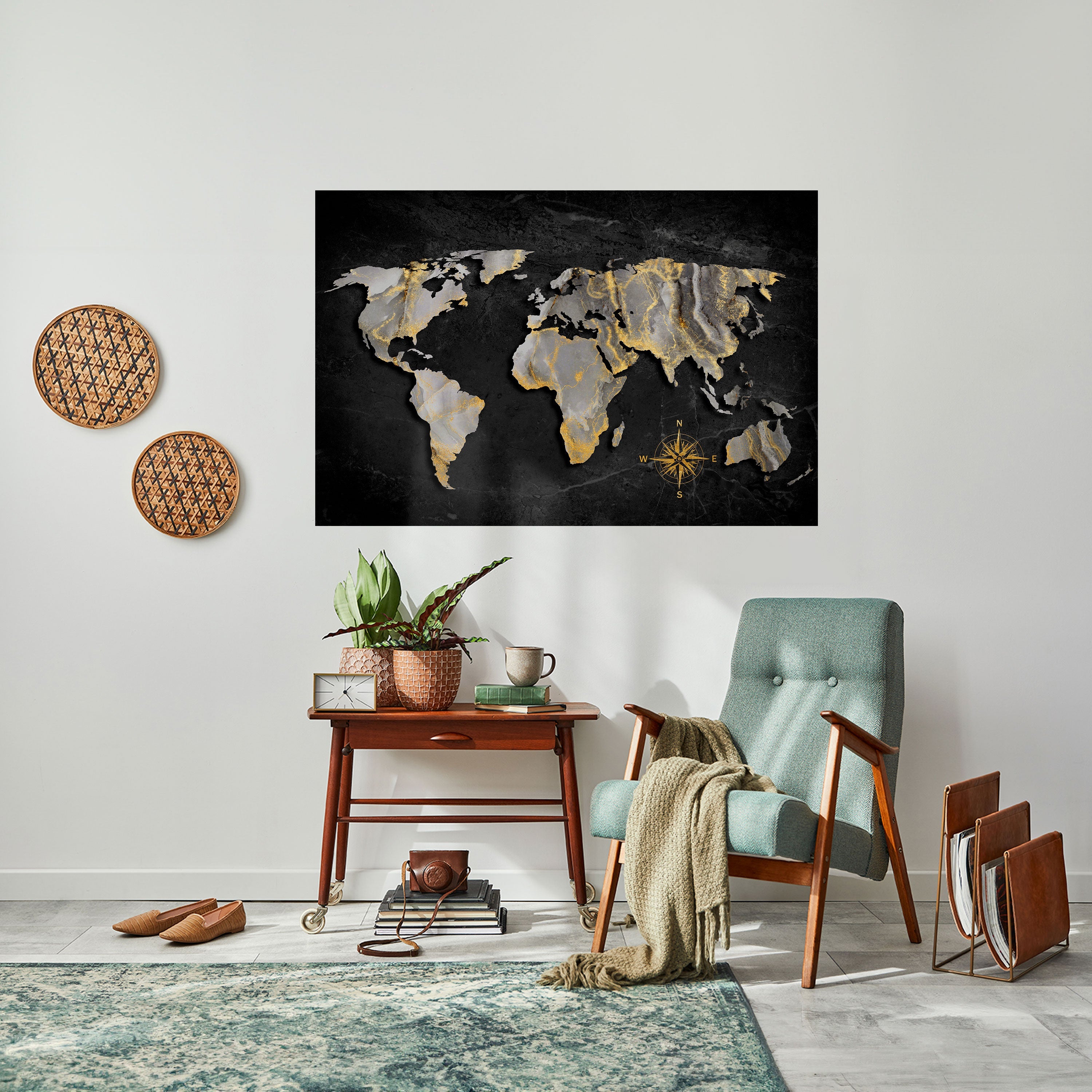 Affiche horizontale autocollante ELEGANT WORLDWIDE