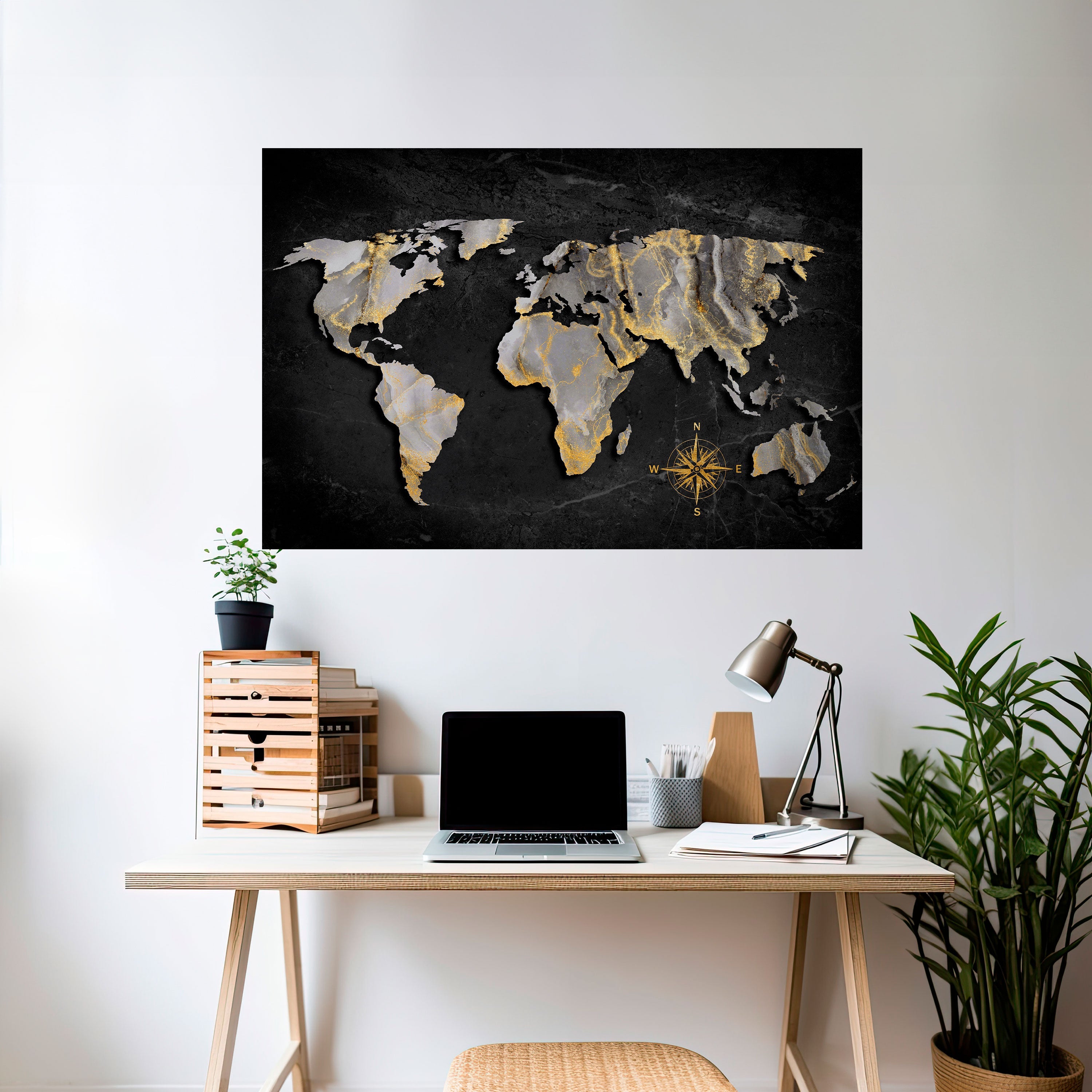 Affiche horizontale autocollante ELEGANT WORLDWIDE