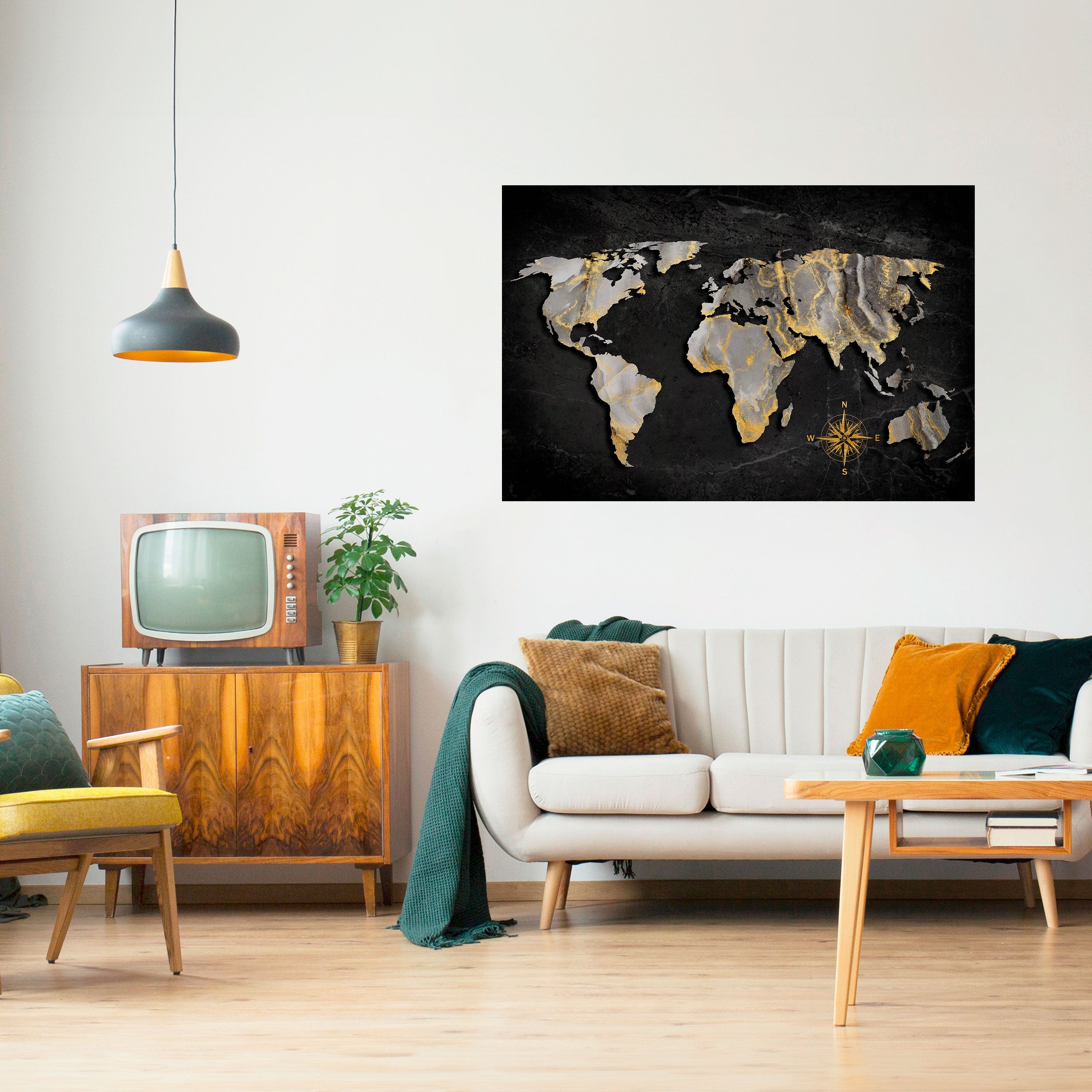 Affiche horizontale autocollante ELEGANT WORLDWIDE