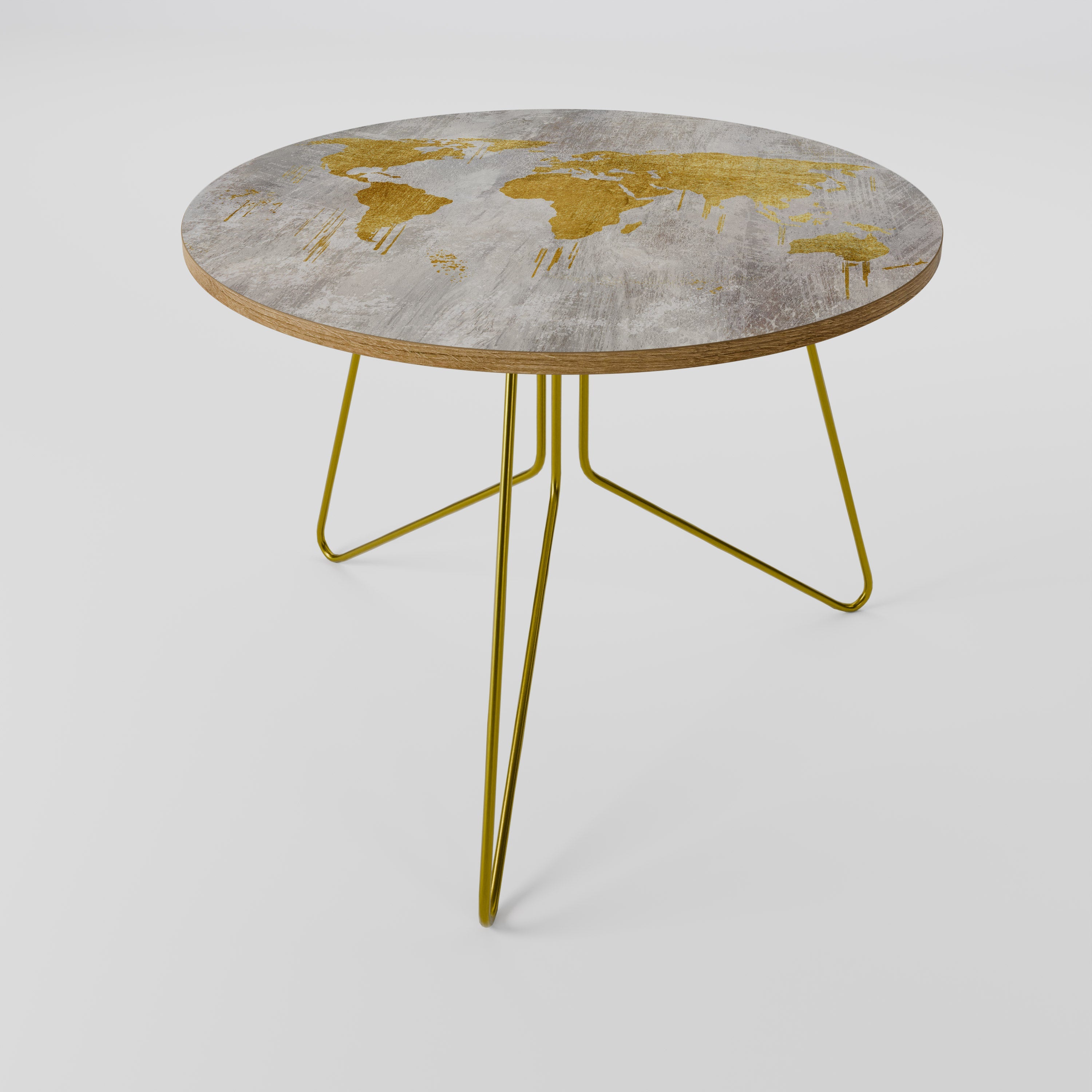 Table basse MÉTALLIQUE WORLDVIEW MAP 69