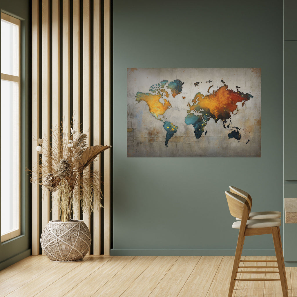 Affiche horizontale autocollante GLOBAL HUES EXPLORED