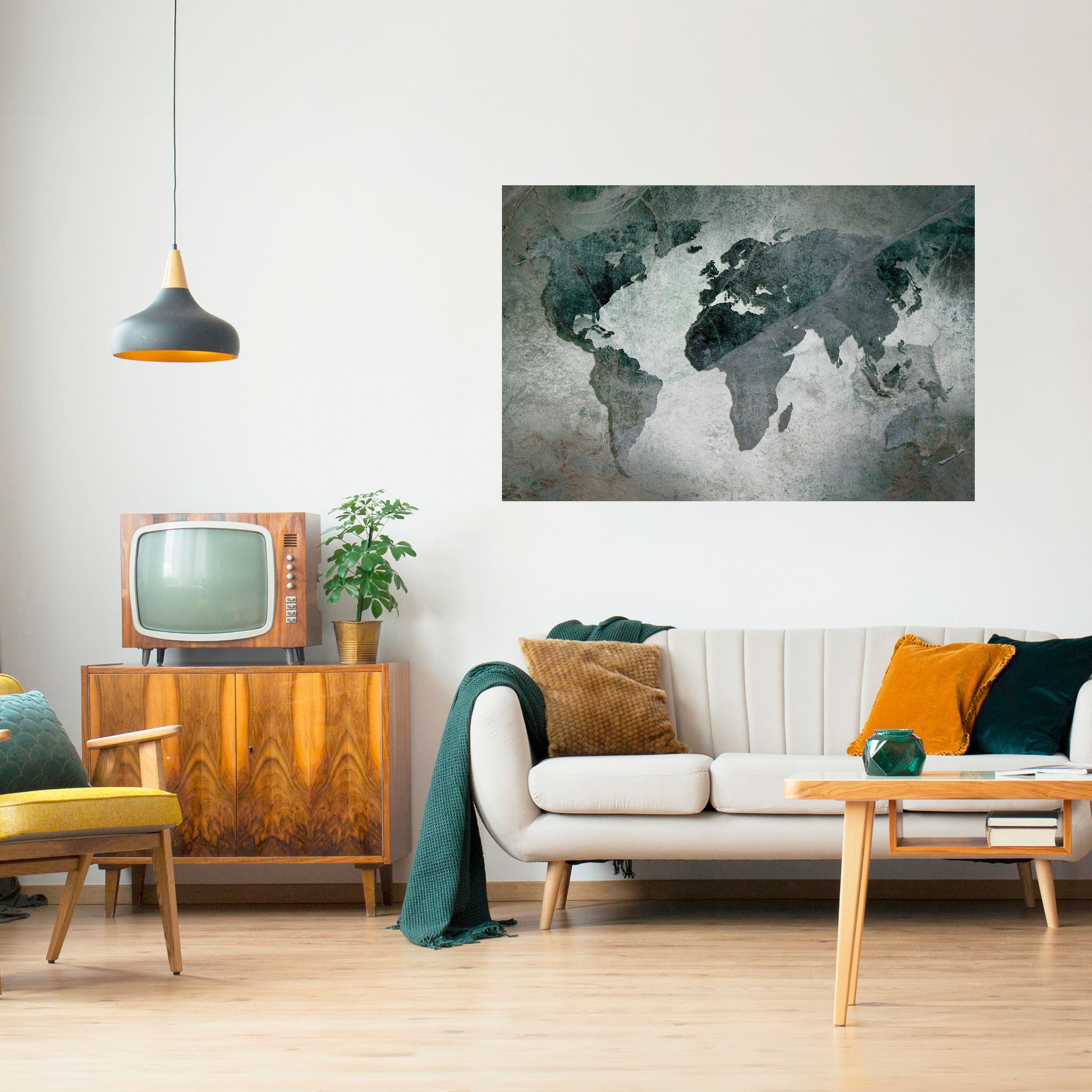 Affiche horizontale autocollante ÉCHOS DE LA TERRE