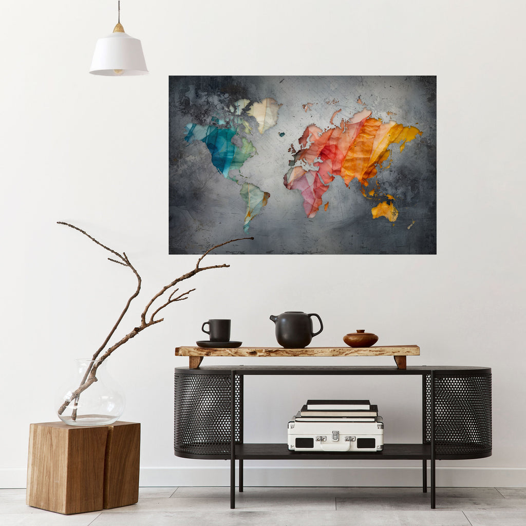 Affiche horizontale autocollante « TONS DE TERRE HARMONIEUX »